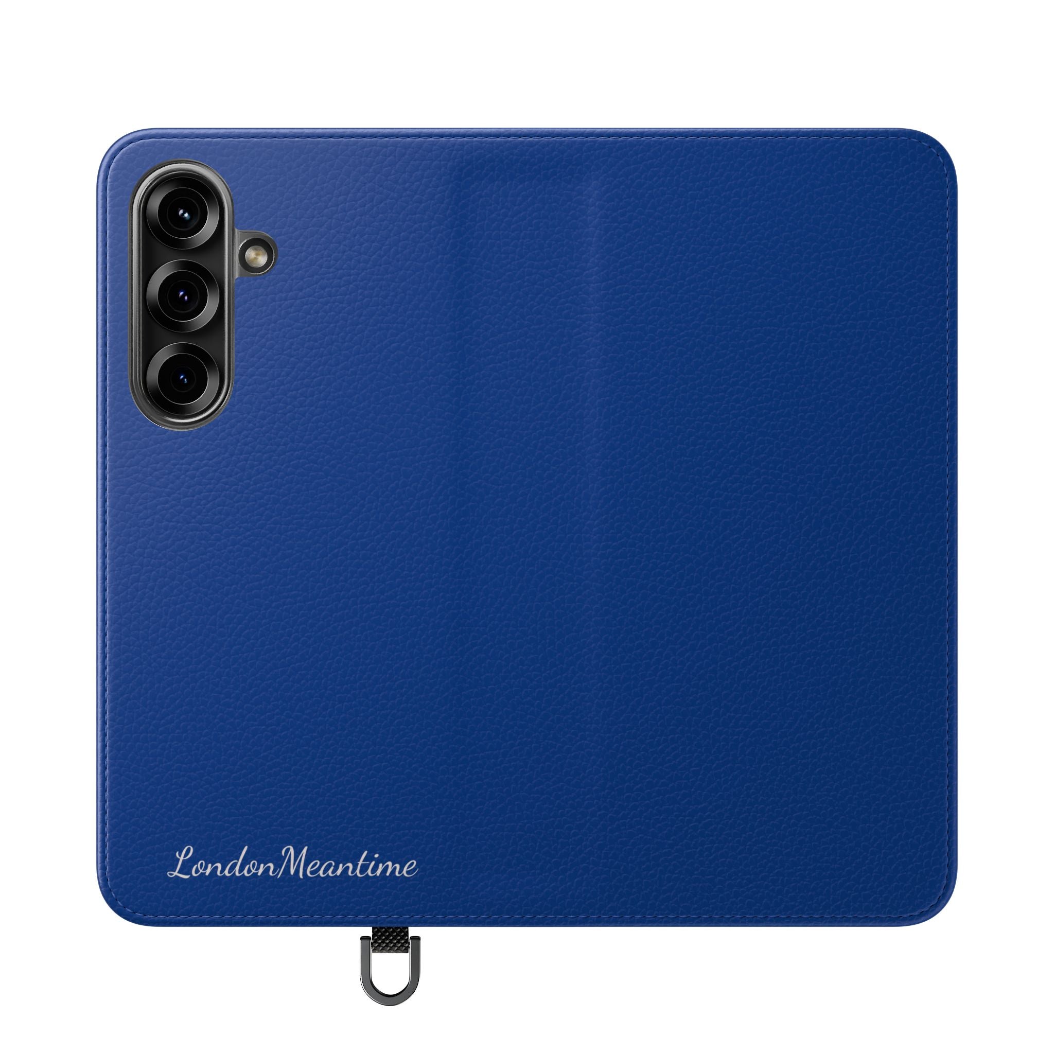 Royal blue Wallet Phone Flip Case — Cardholder Folio Cover