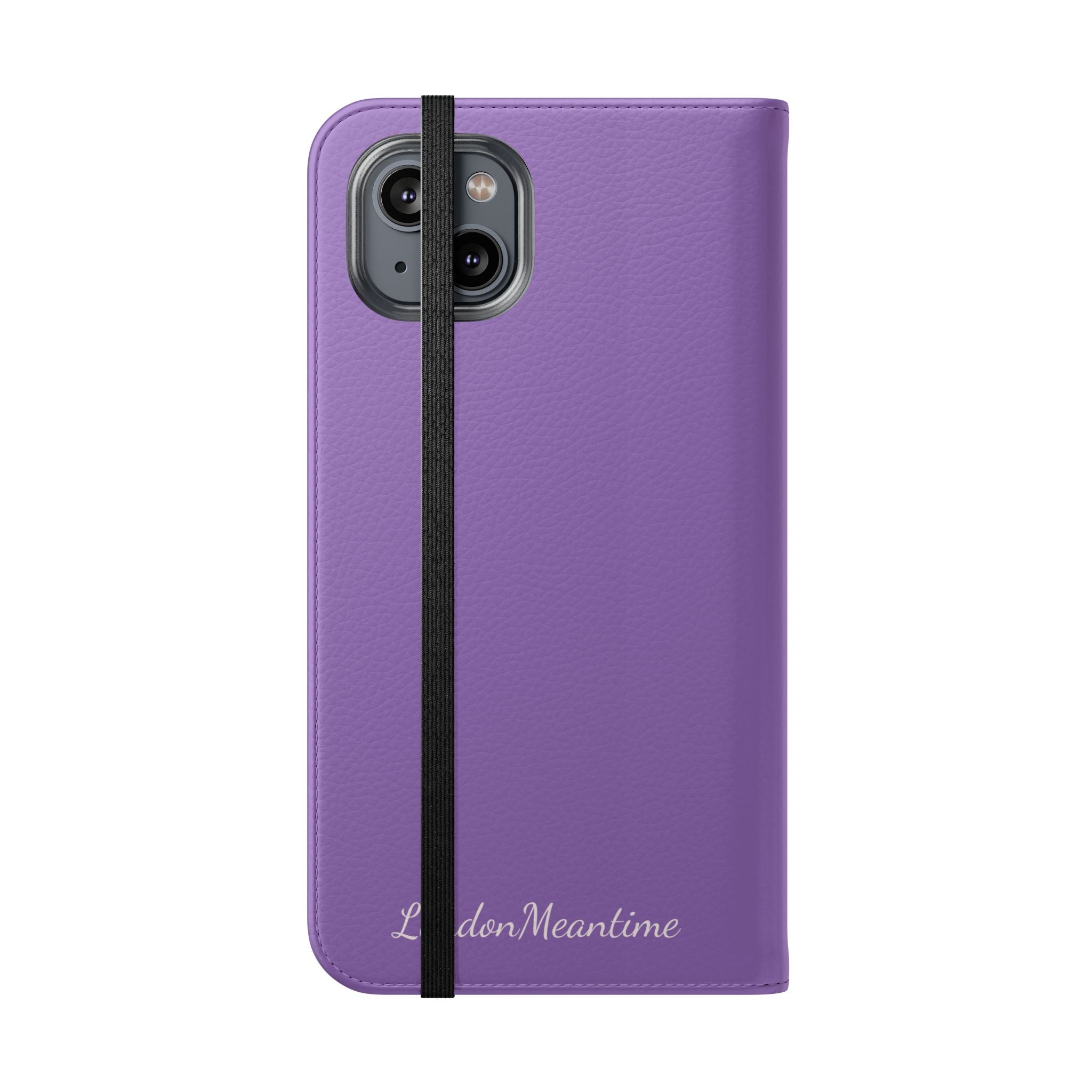 Mauve Wallet Phone Flip Case — Cardholder Folio Cover
