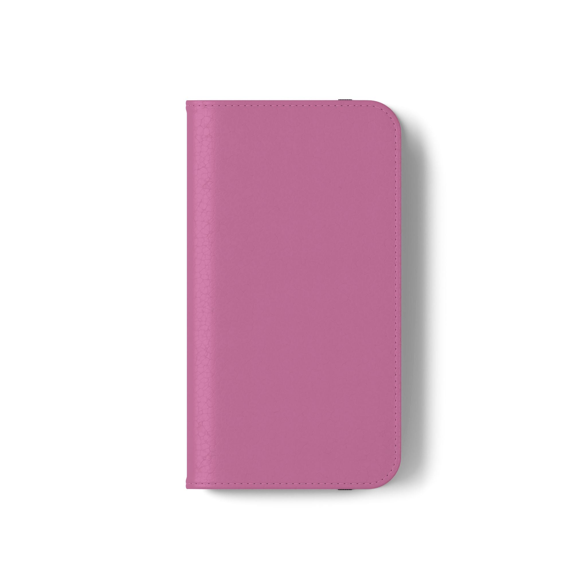 Pink Wallet Phone Flip Case — Cardholder Folio Cover