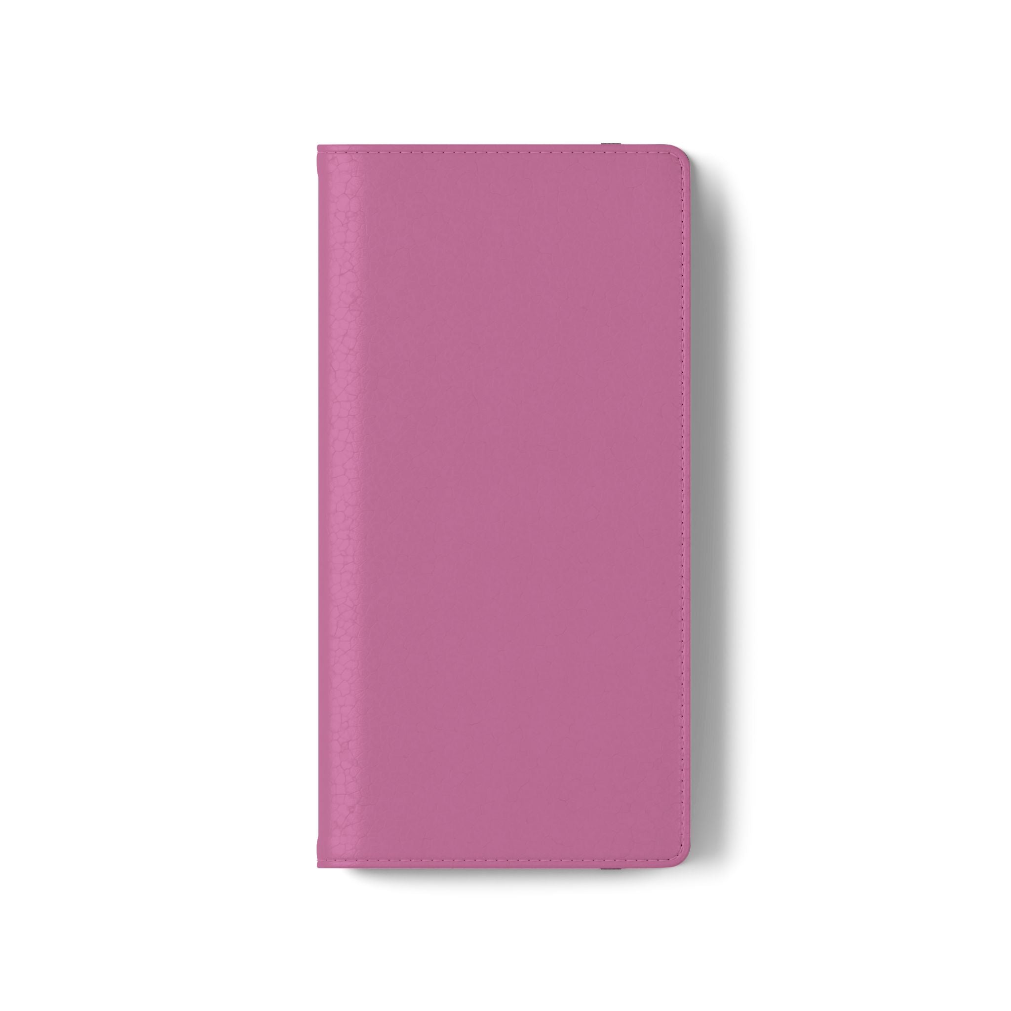 Pink Wallet Phone Flip Case — Cardholder Folio Cover