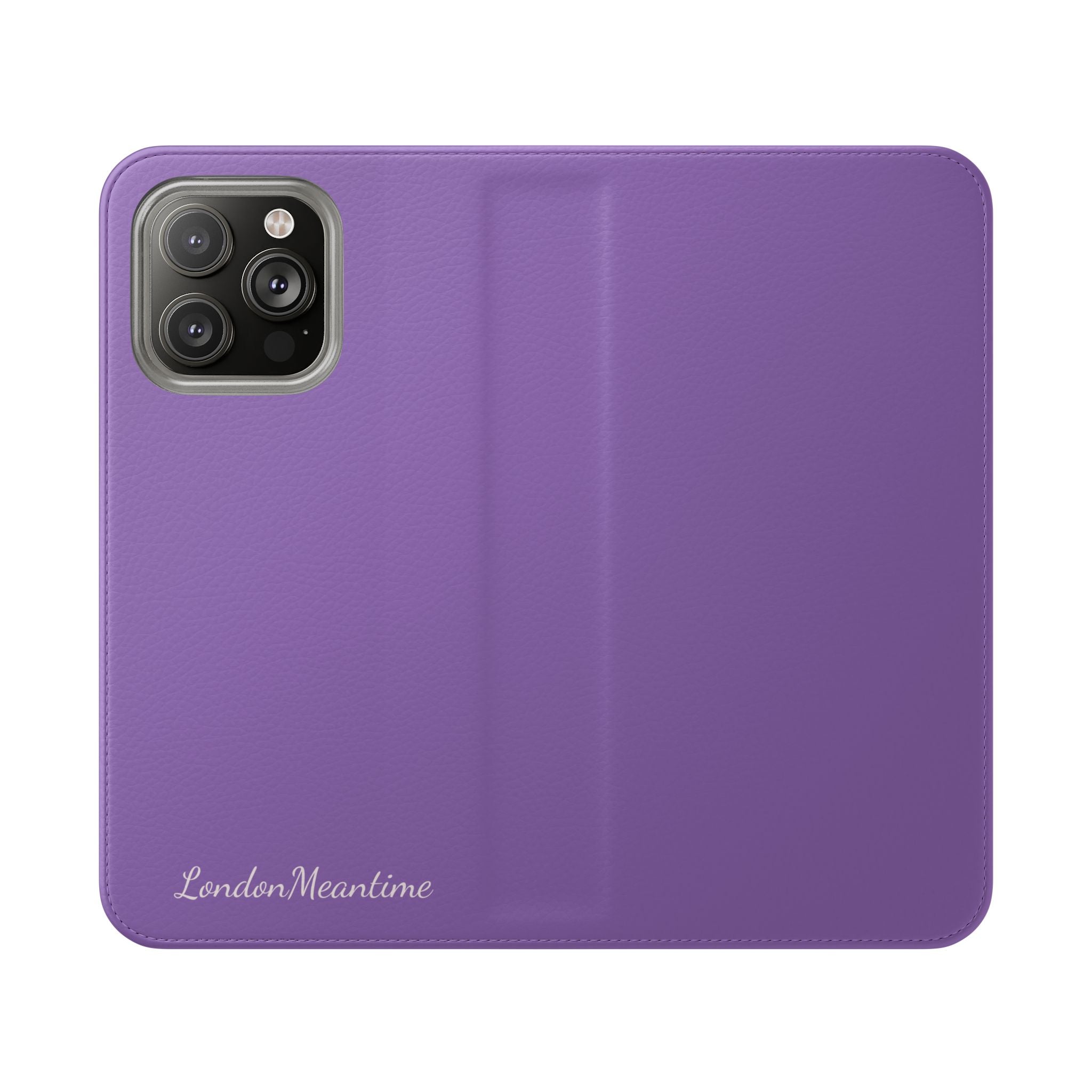 Mauve Wallet Phone Flip Case — Cardholder Folio Cover