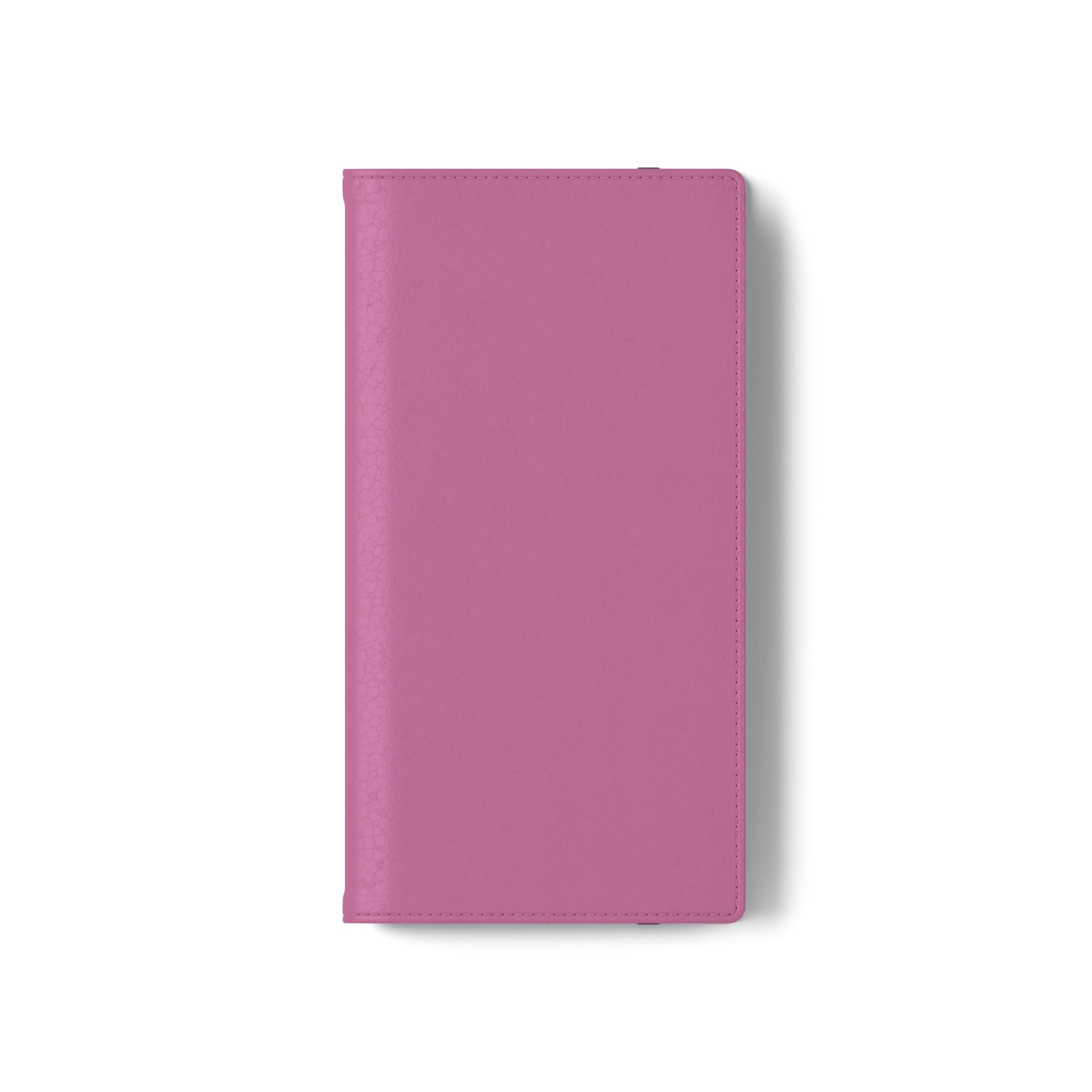 Pink Wallet Phone Flip Case — Cardholder Folio Cover