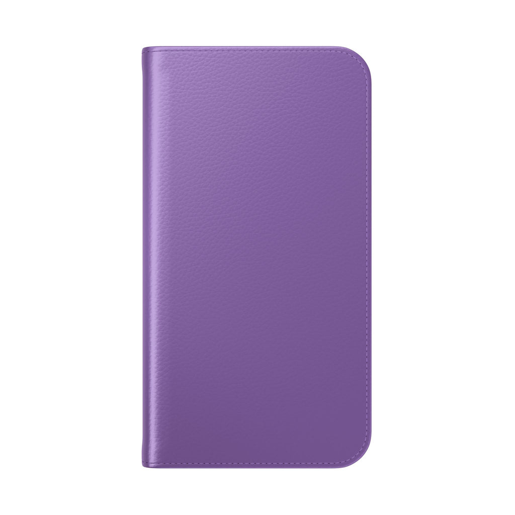 Mauve Wallet Phone Flip Case — Cardholder Folio Cover