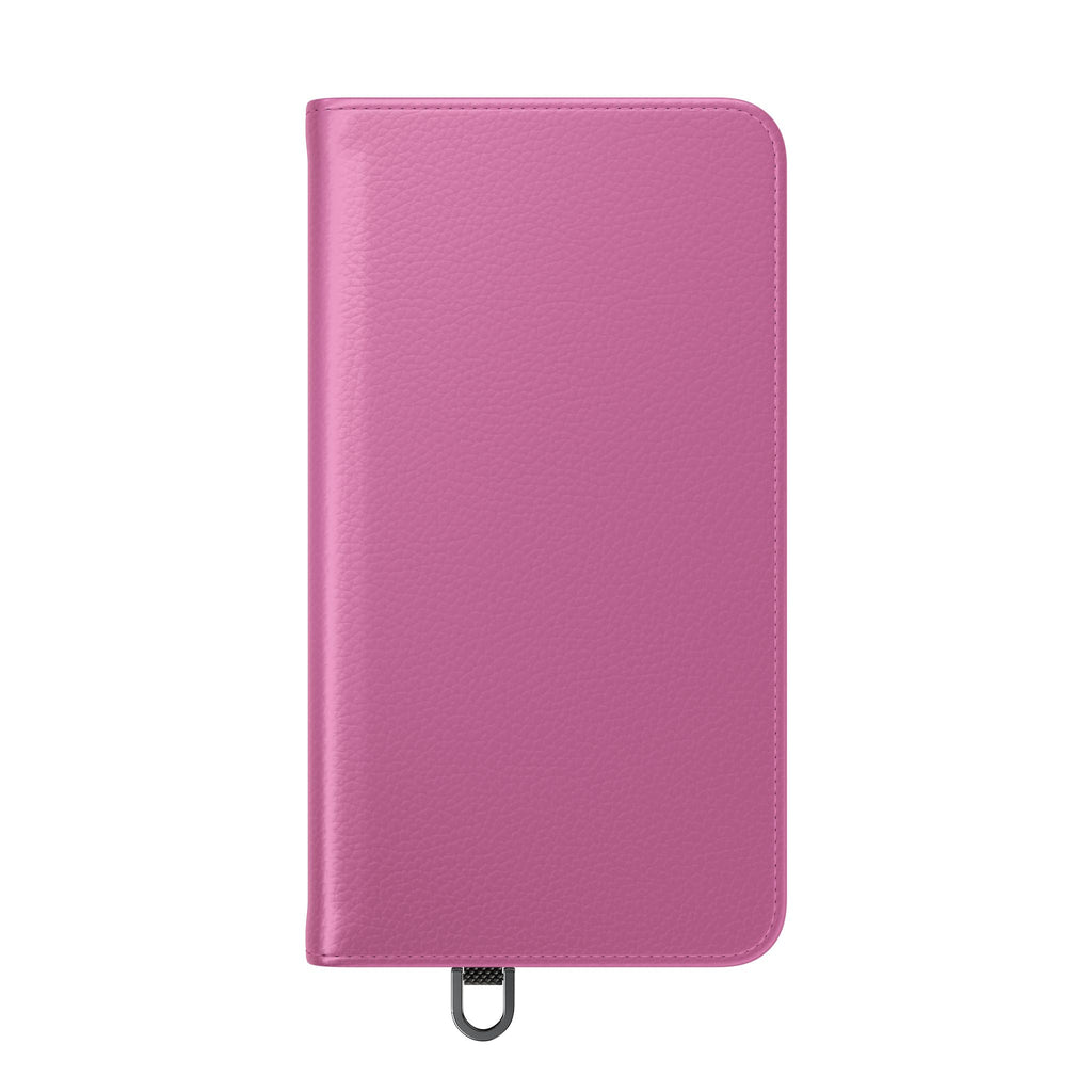 Pink Wallet Phone Flip Case — Cardholder Folio Cover