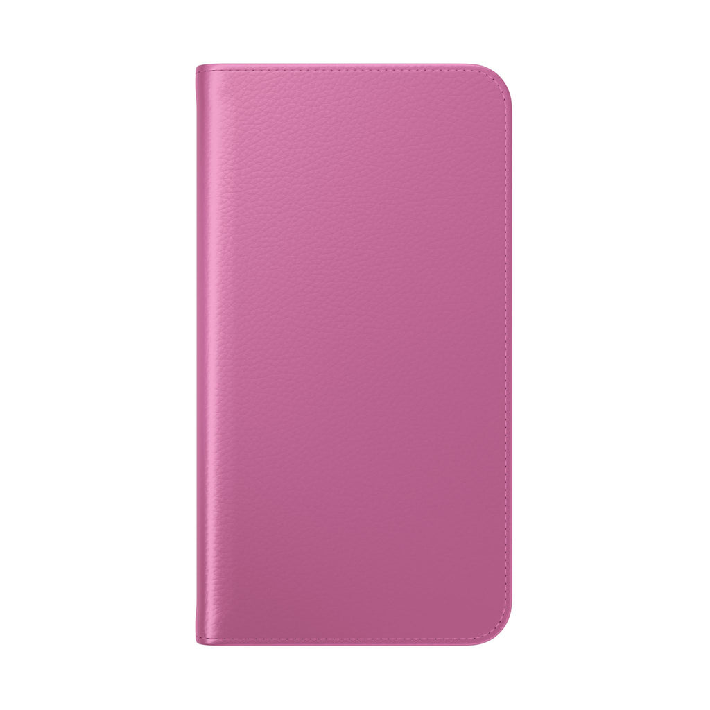 Pink Wallet Phone Flip Case — Cardholder Folio Cover