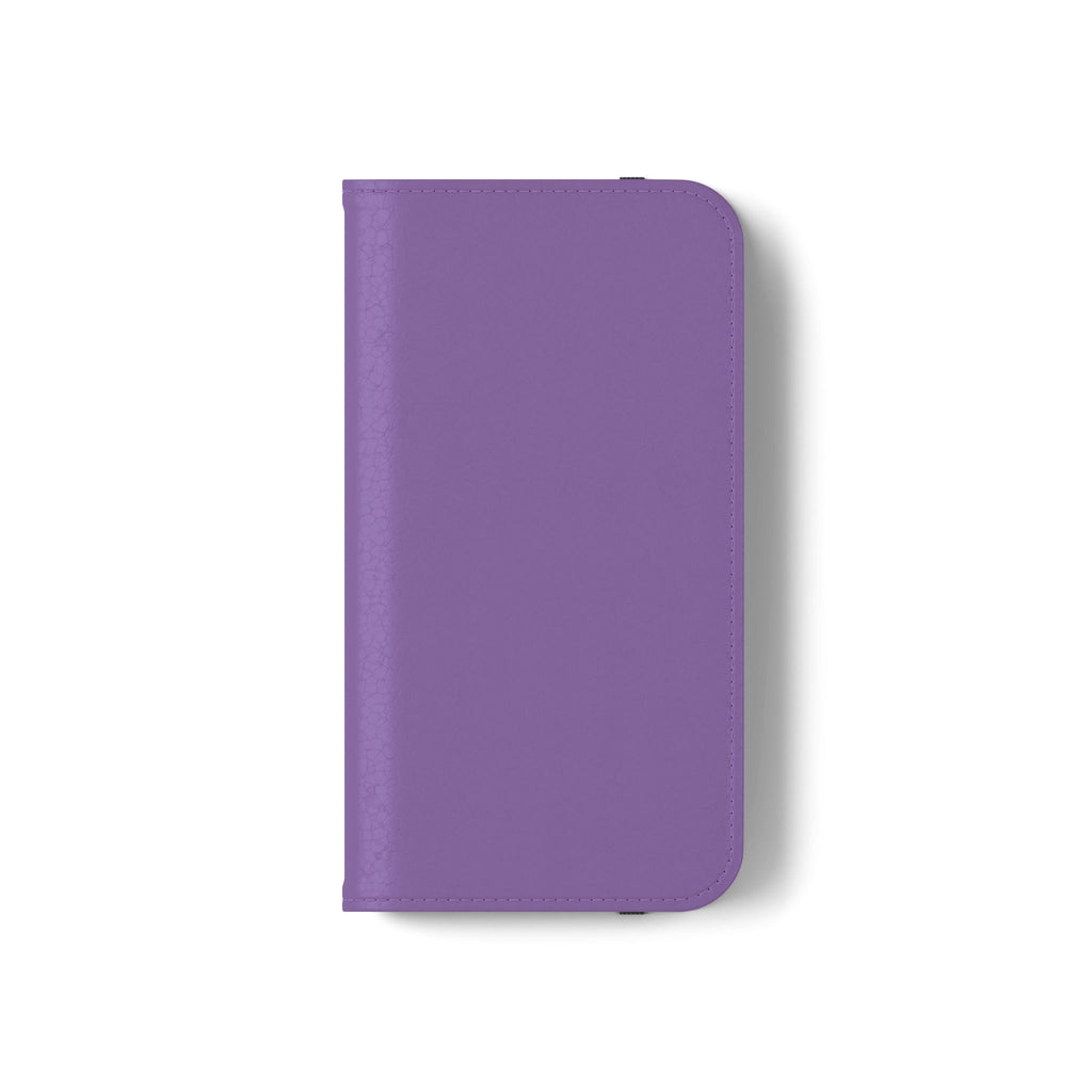 Mauve Wallet Phone Flip Case — Cardholder Folio Cover