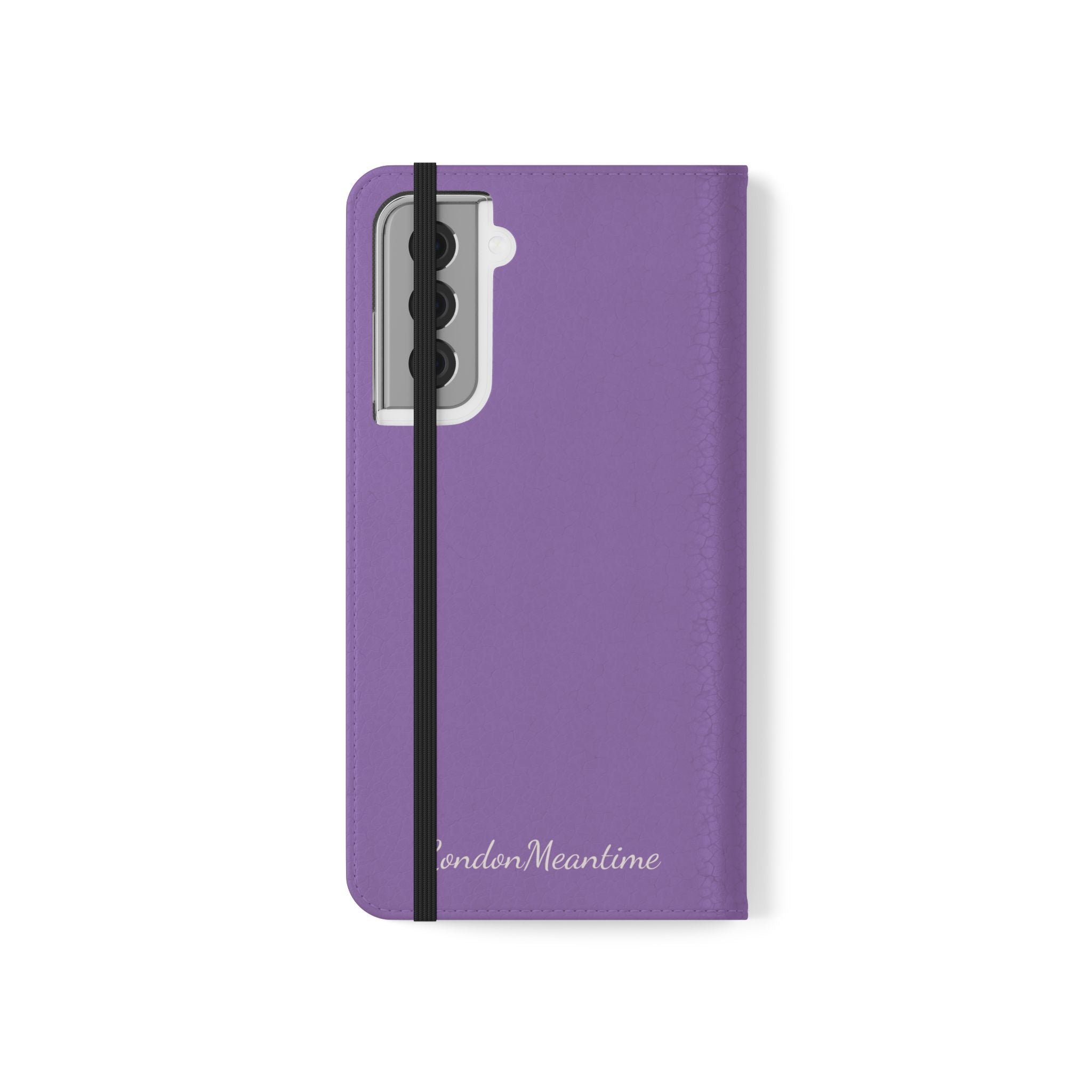 Mauve Wallet Phone Flip Case — Cardholder Folio Cover