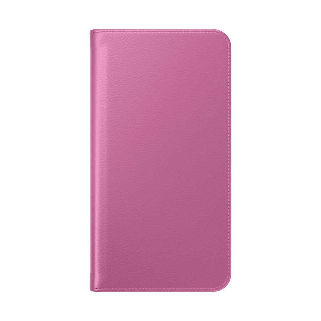 Pink Wallet Phone Flip Case — Cardholder Folio Cover