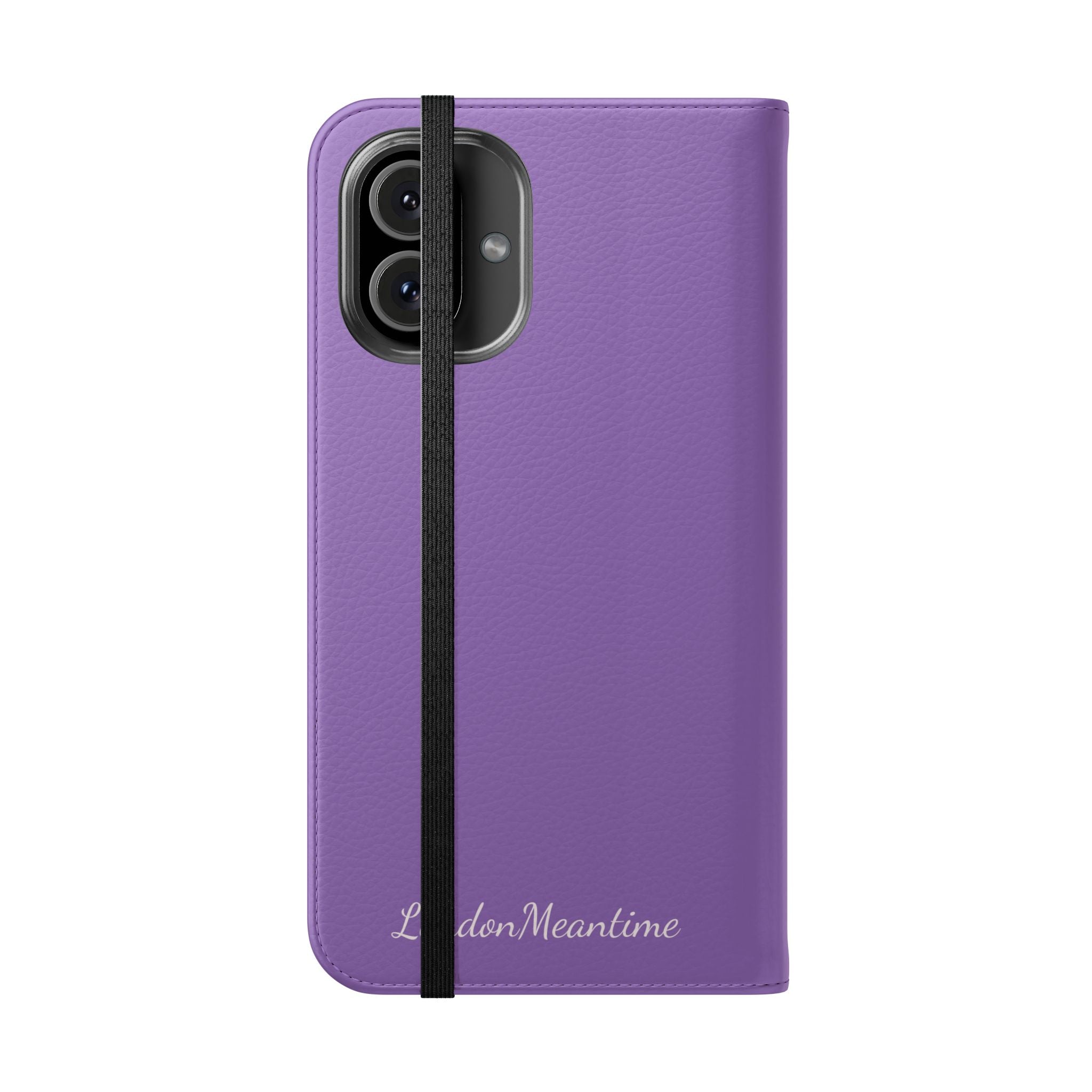 Mauve Wallet Phone Flip Case — Cardholder Folio Cover