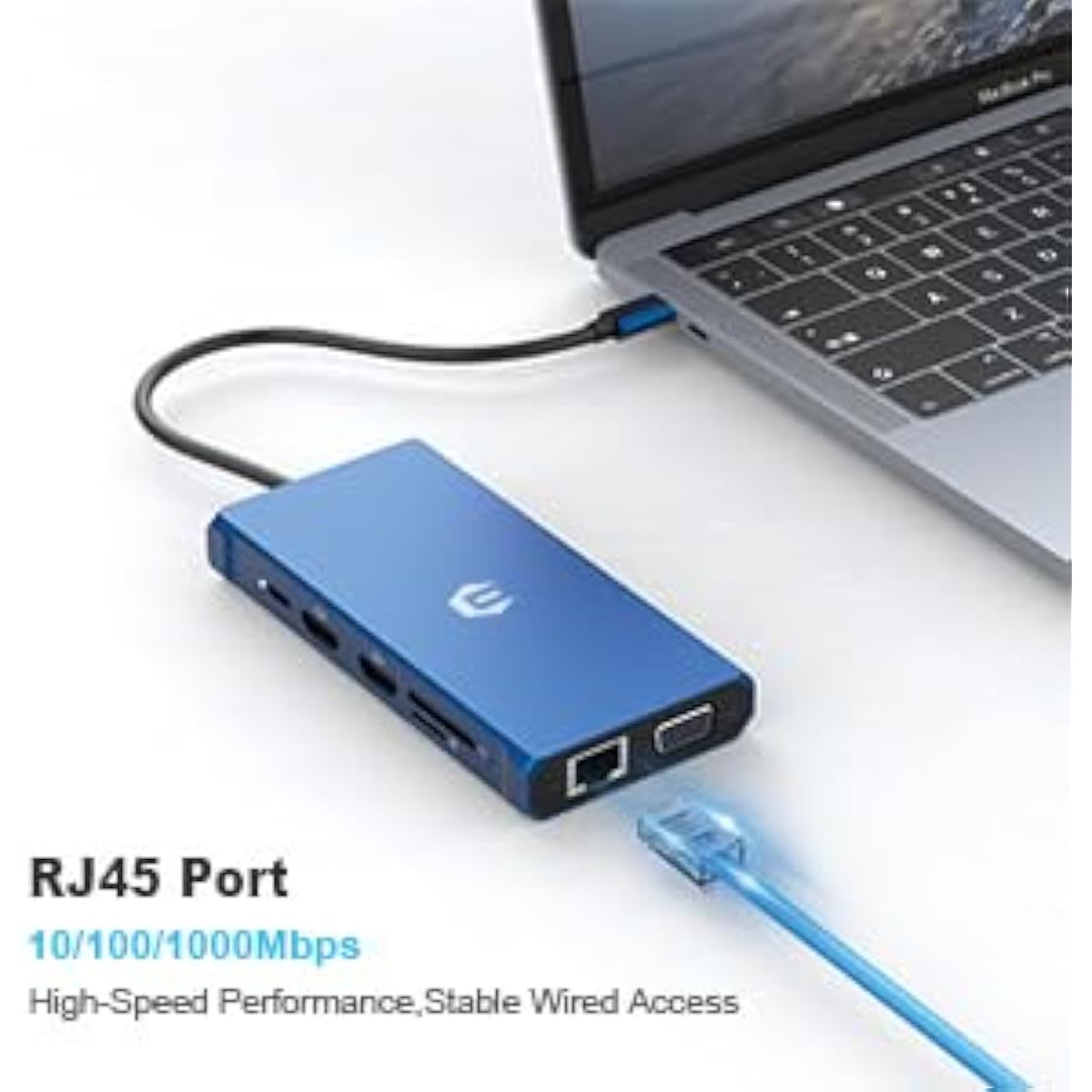 Ultimate USB-C Docking Station 12-in-1 Triple Display Hub with HDMI DP USB VGA