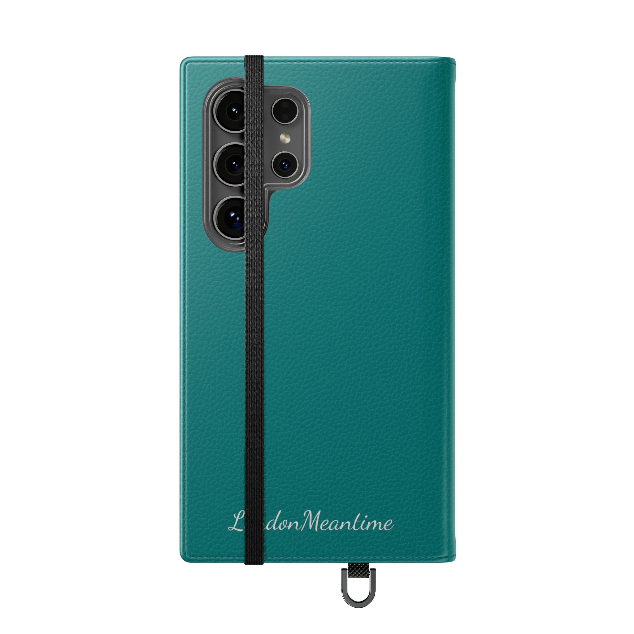 Teal Wallet Phone Flip Case — Cardholder Folio Cover