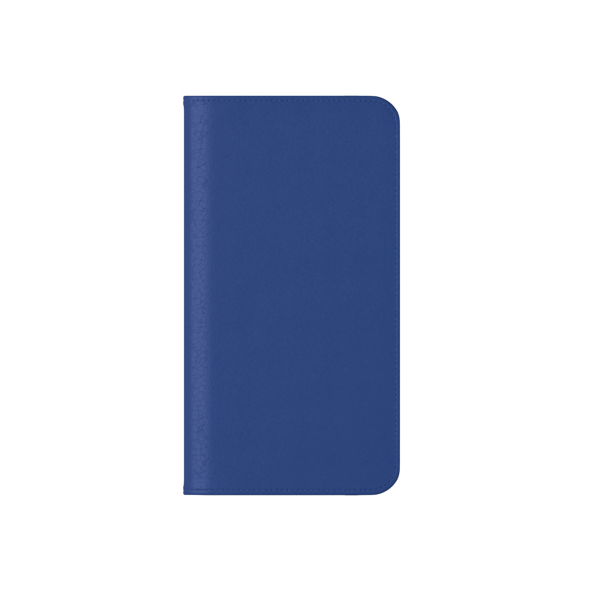 Royal blue Wallet Phone Flip Case — Cardholder Folio Cover
