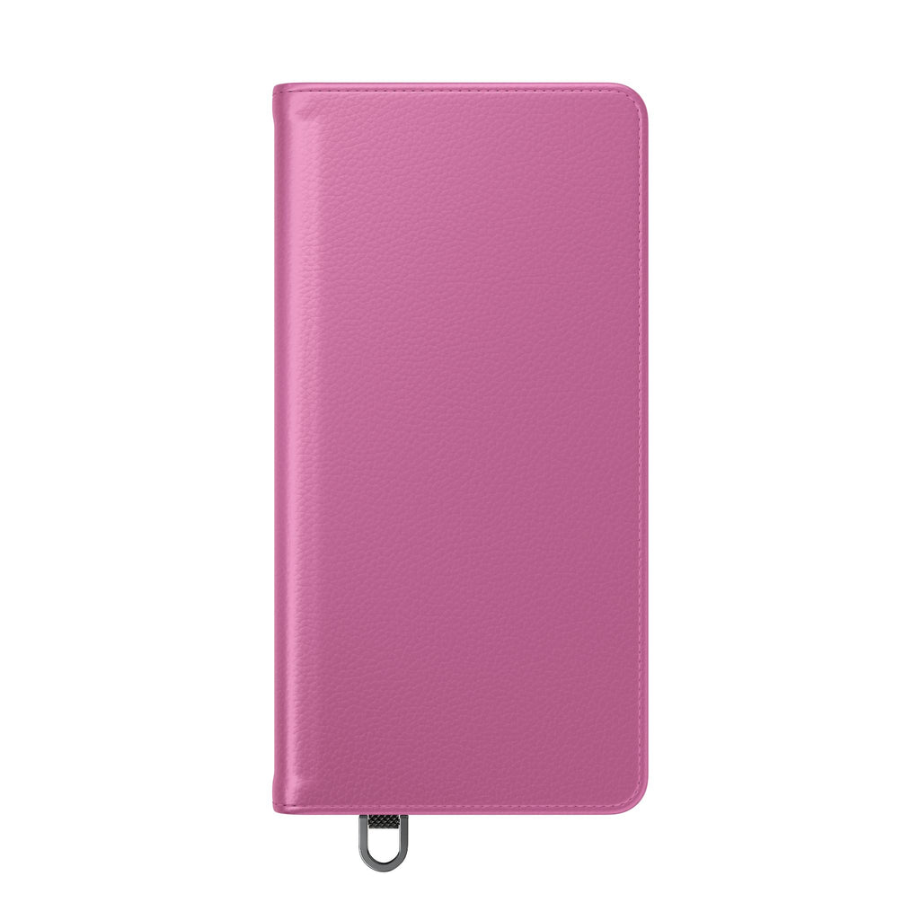 Pink Wallet Phone Flip Case — Cardholder Folio Cover