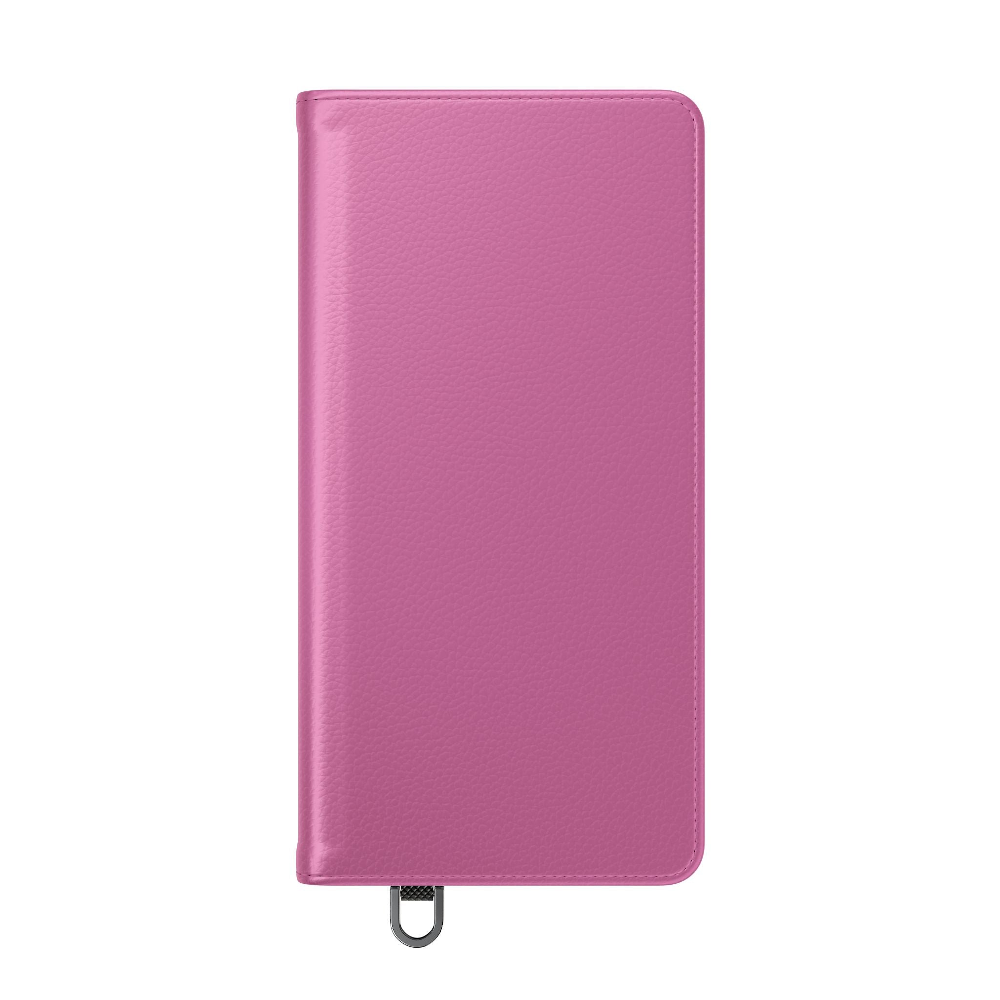 Pink Wallet Phone Flip Case — Cardholder Folio Cover