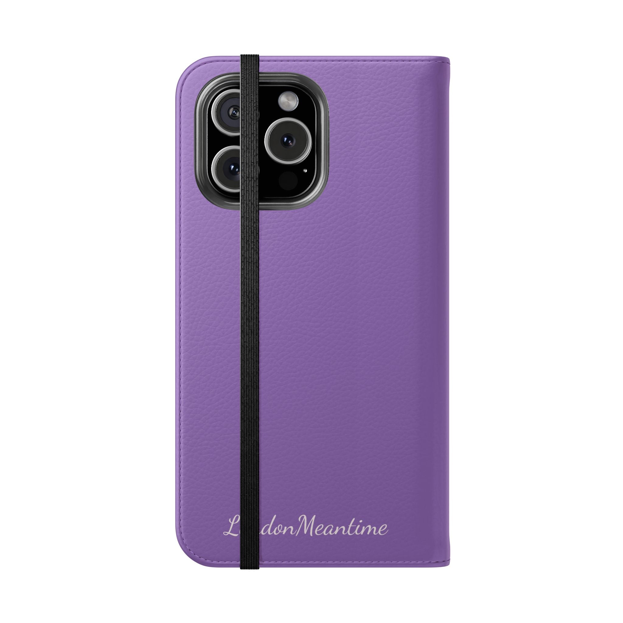 Mauve Wallet Phone Flip Case — Cardholder Folio Cover