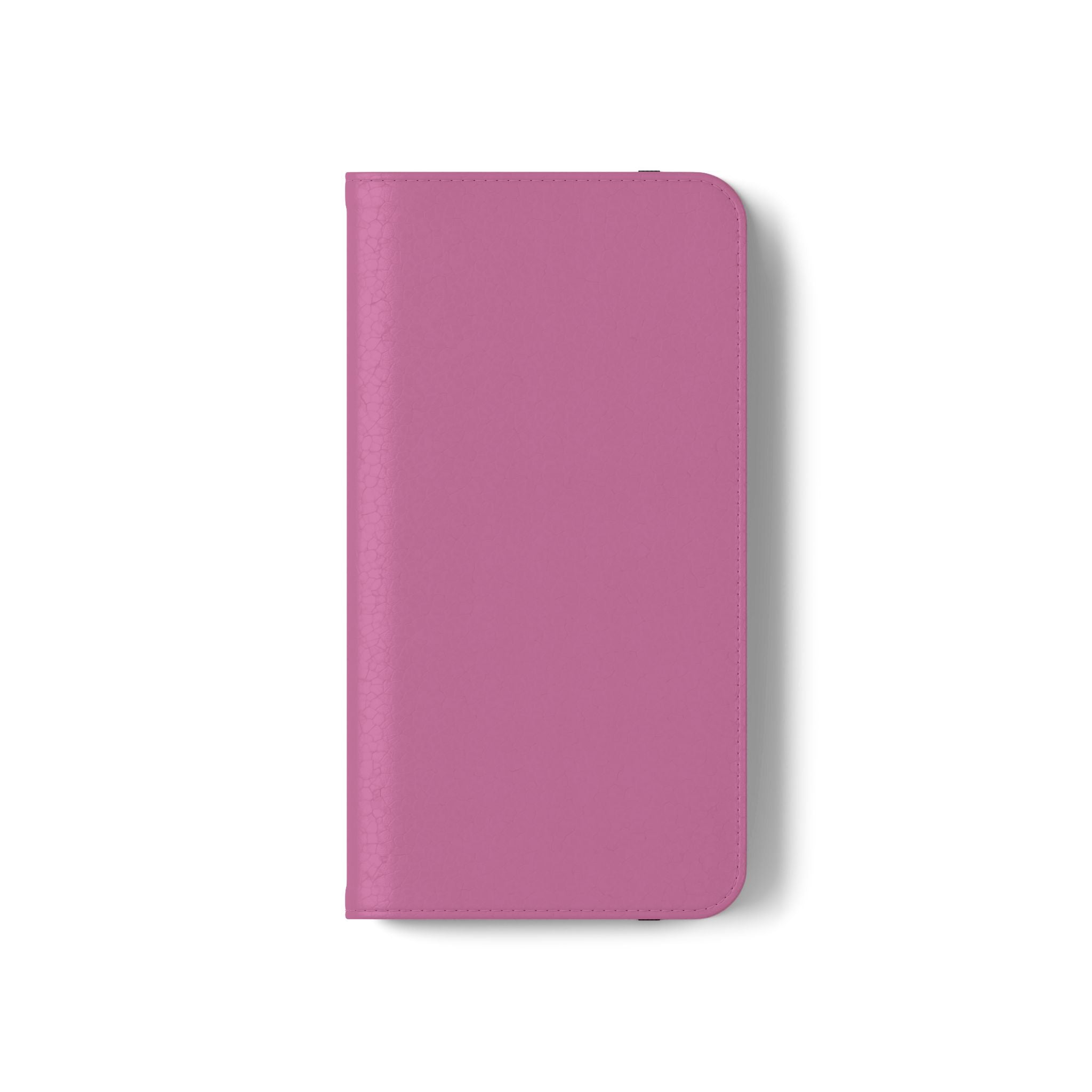 Pink Wallet Phone Flip Case — Cardholder Folio Cover