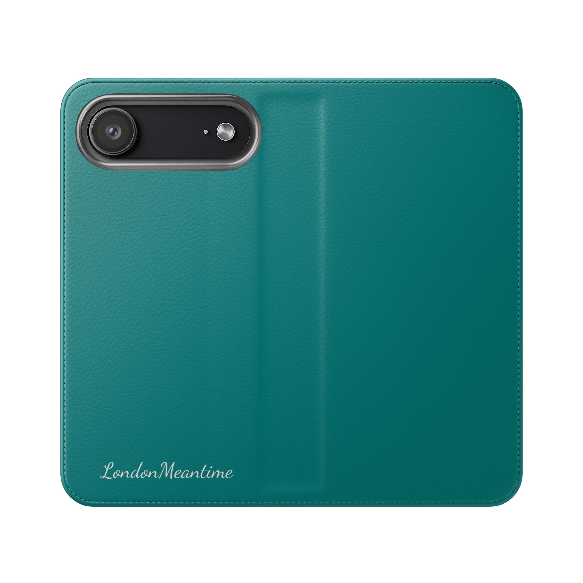 Teal Wallet Phone Flip Case — Cardholder Folio Cover