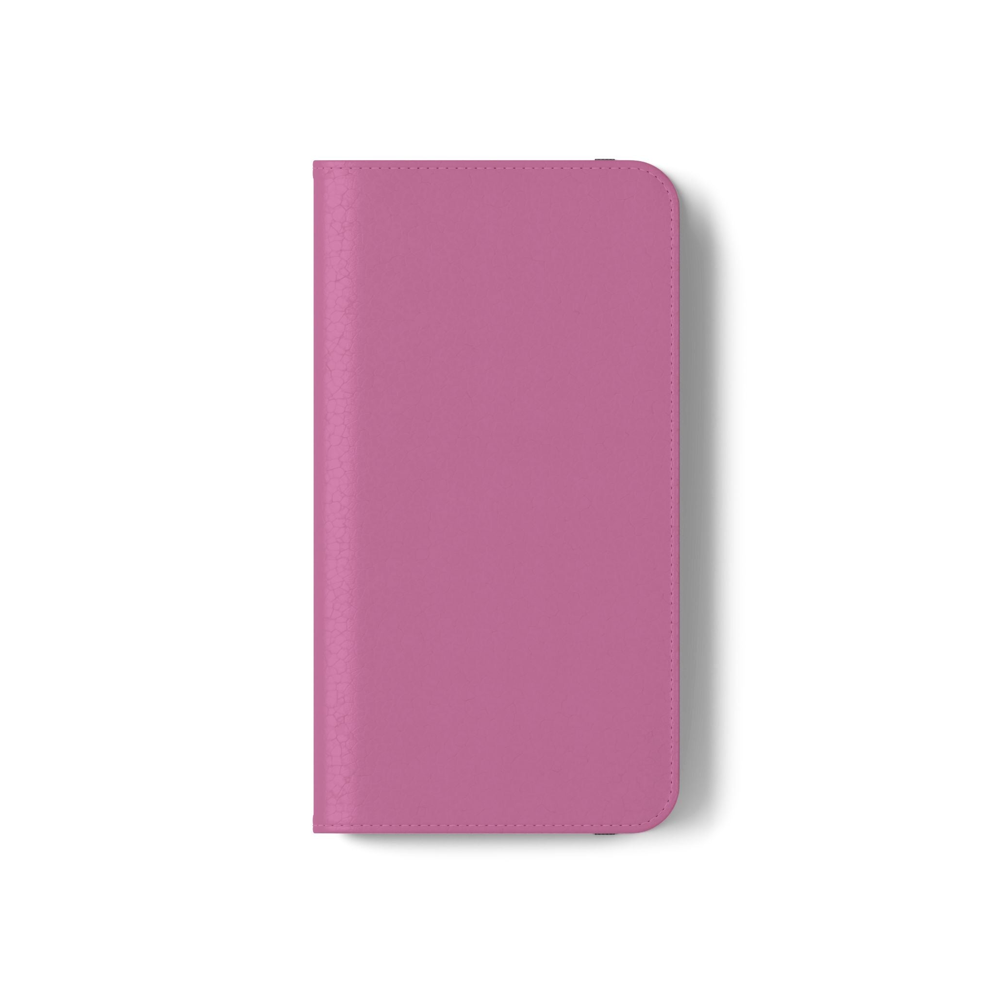 Pink Wallet Phone Flip Case — Cardholder Folio Cover