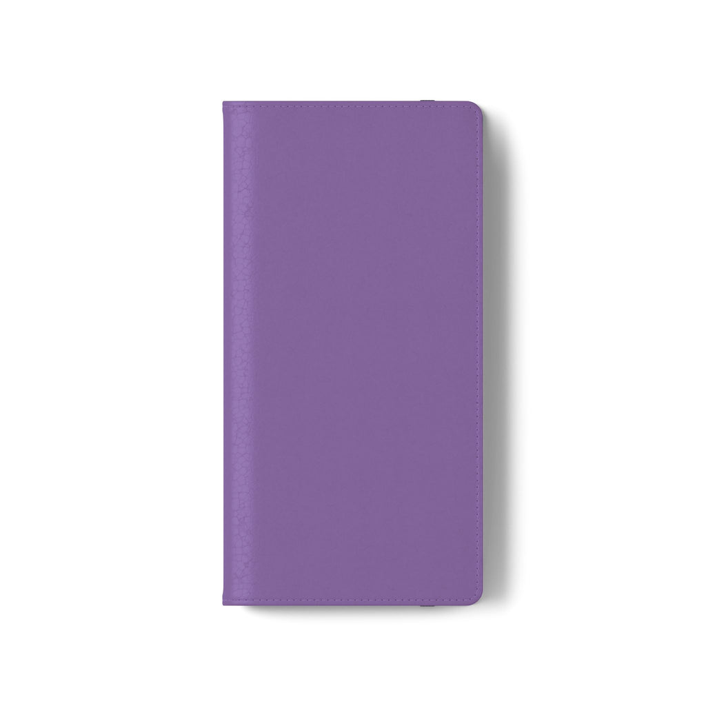 Mauve Wallet Phone Flip Case — Cardholder Folio Cover