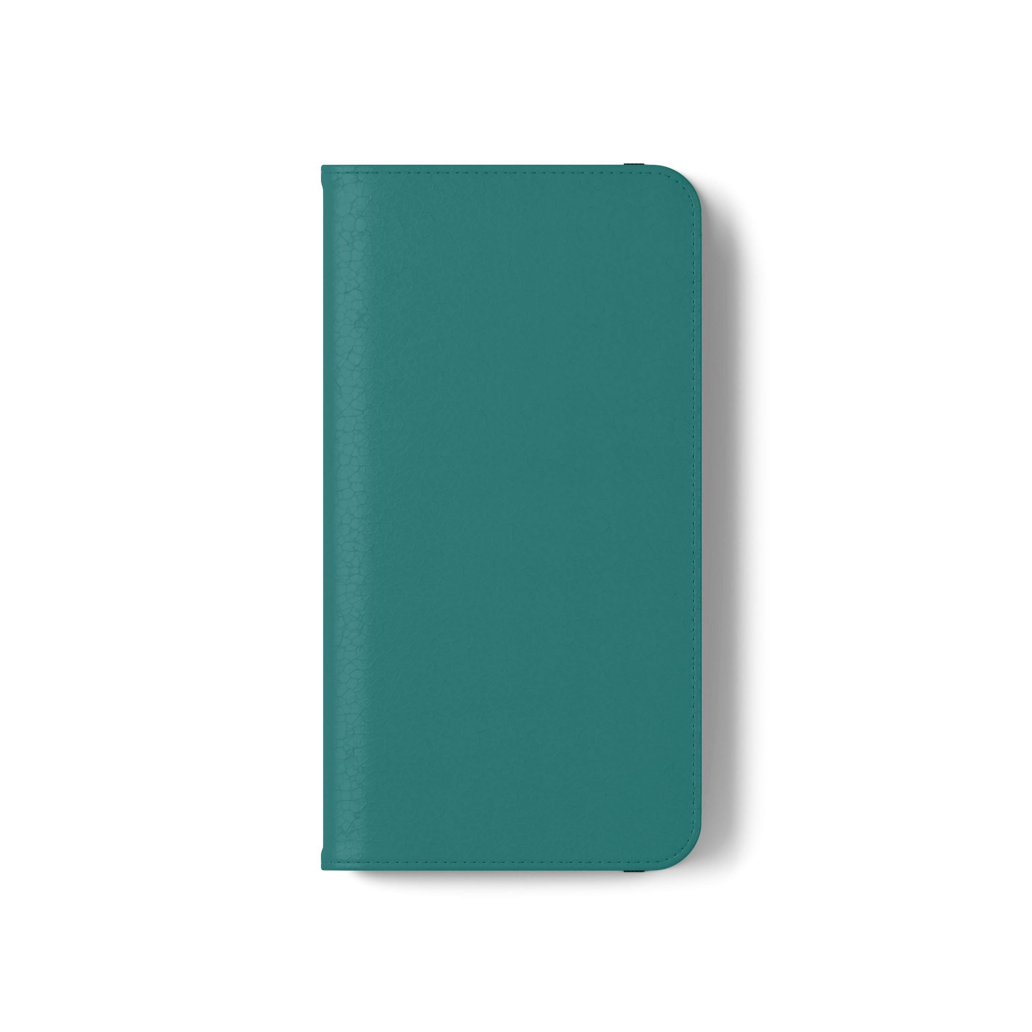 Teal Wallet Phone Flip Case — Cardholder Folio Cover