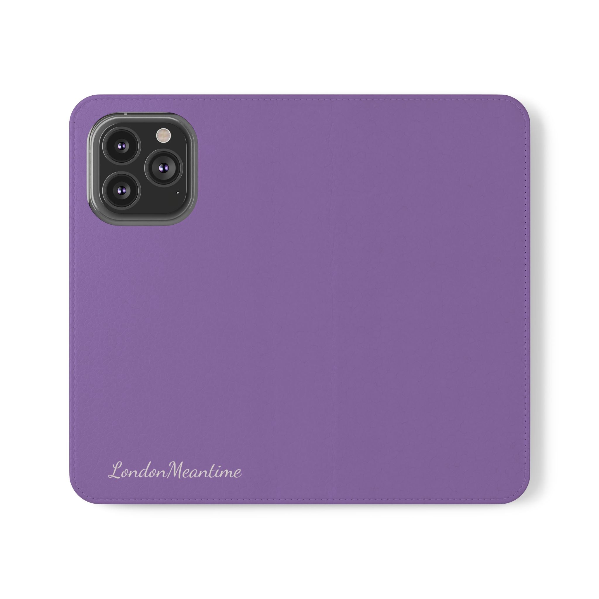 Mauve Wallet Phone Flip Case — Cardholder Folio Cover