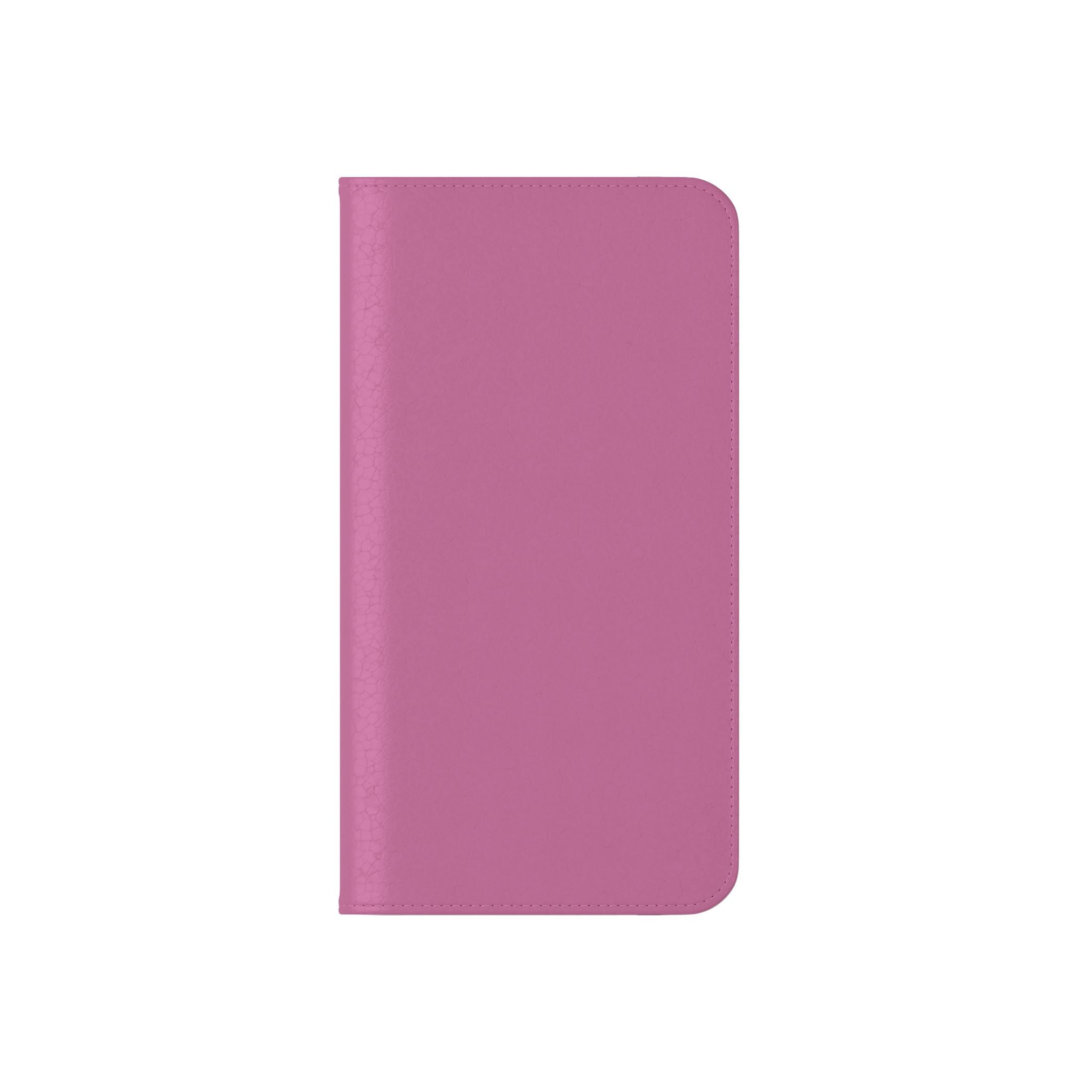 Pink Wallet Phone Flip Case — Cardholder Folio Cover