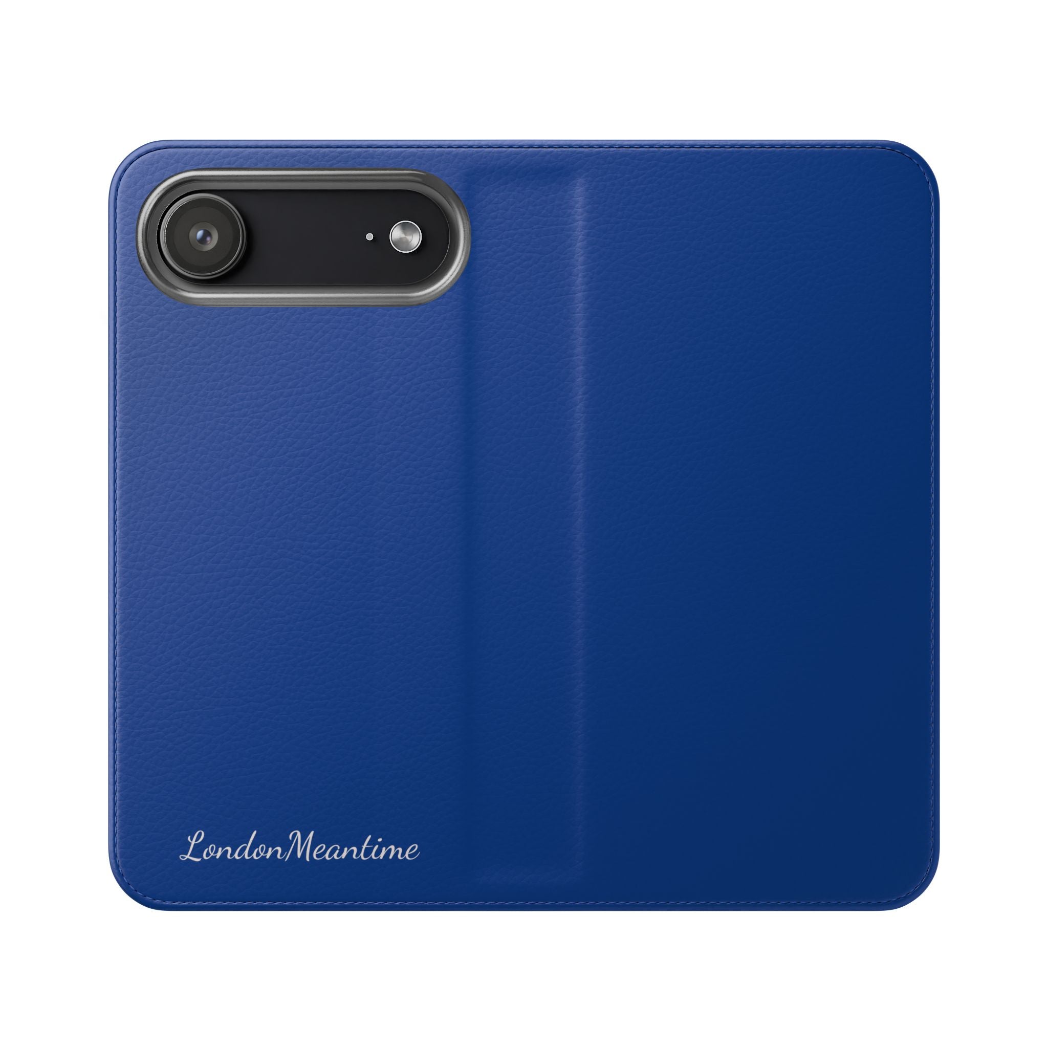 Royal blue Wallet Phone Flip Case — Cardholder Folio Cover