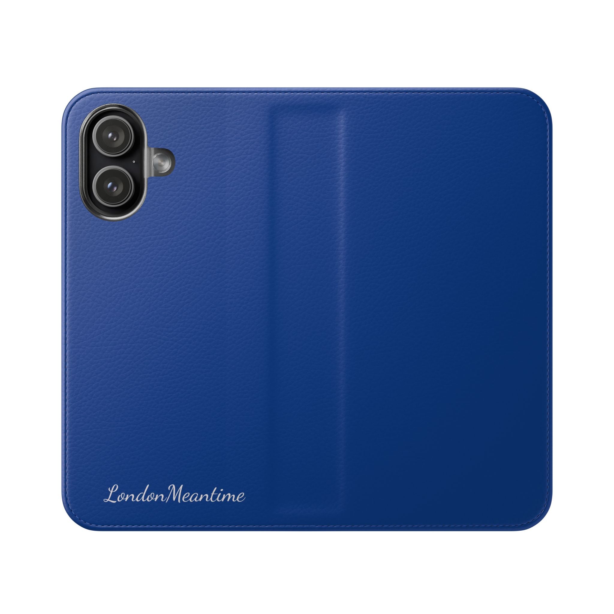 Royal blue Wallet Phone Flip Case — Cardholder Folio Cover