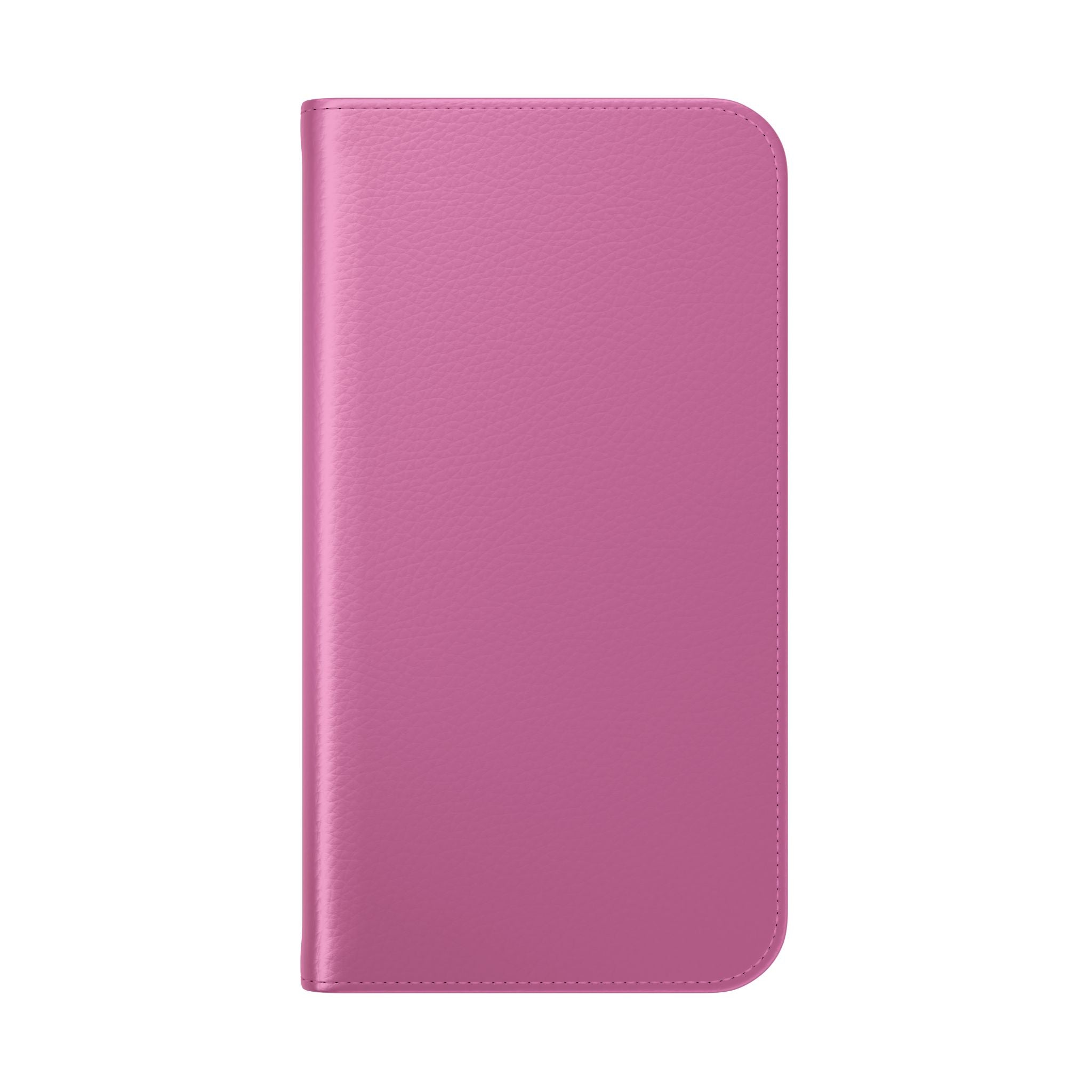 Pink Wallet Phone Flip Case — Cardholder Folio Cover