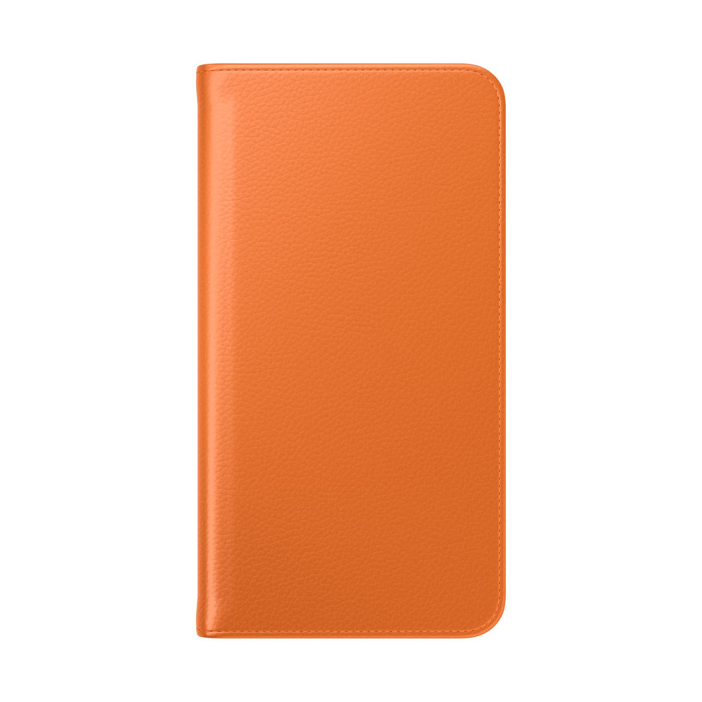 Orange Wallet Phone Flip Case — Cardholder Folio Cover