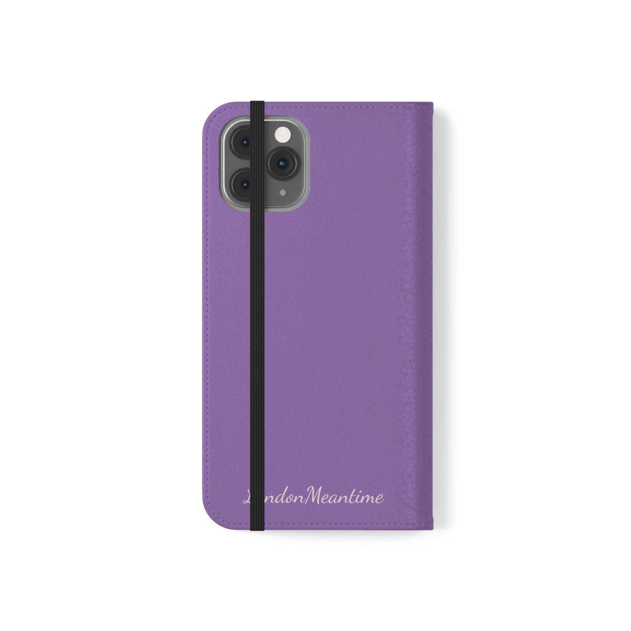 Mauve Wallet Phone Flip Case — Cardholder Folio Cover