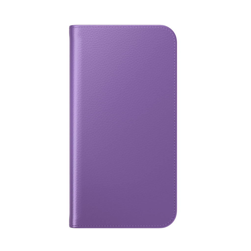 Mauve Wallet Phone Flip Case — Cardholder Folio Cover