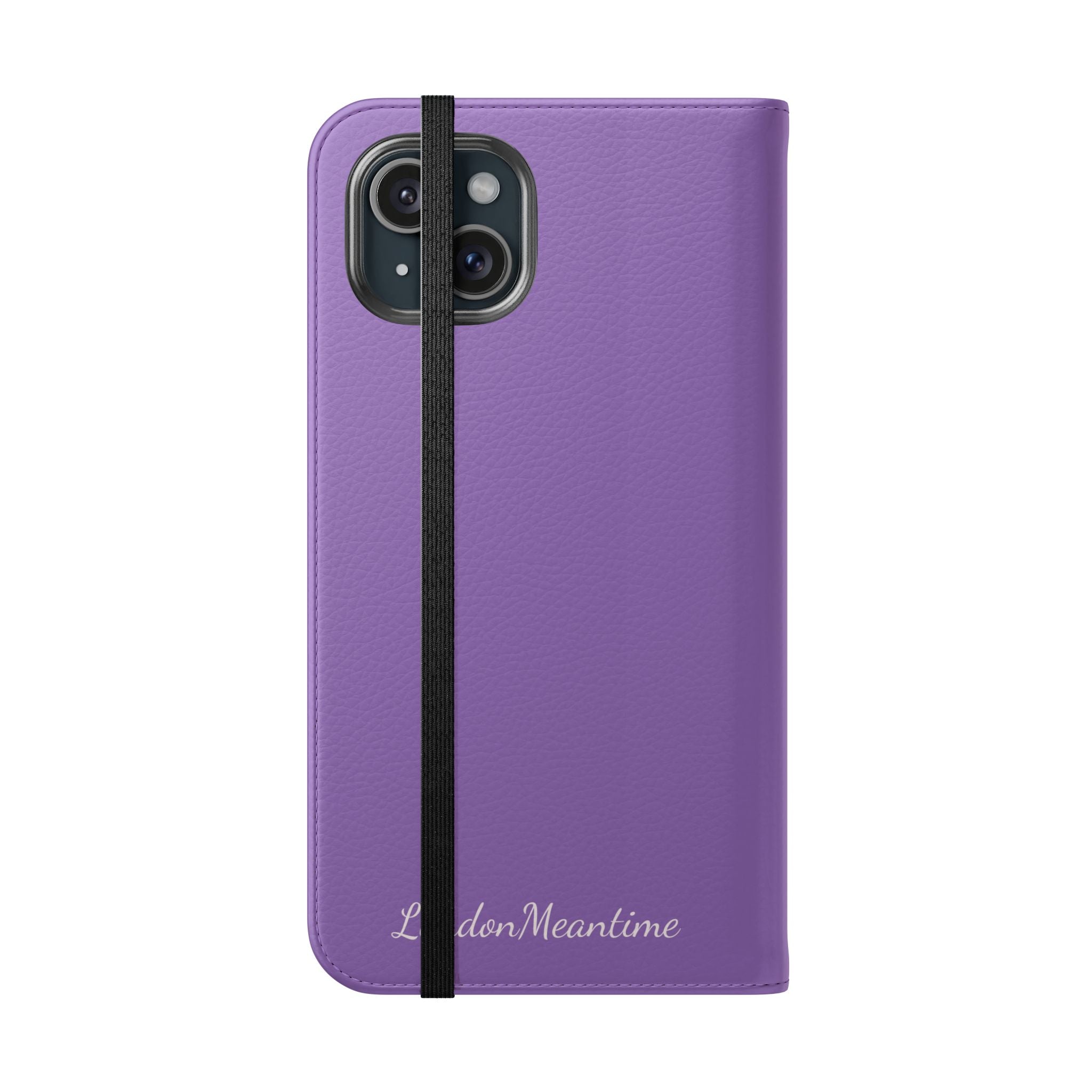 Mauve Wallet Phone Flip Case — Cardholder Folio Cover