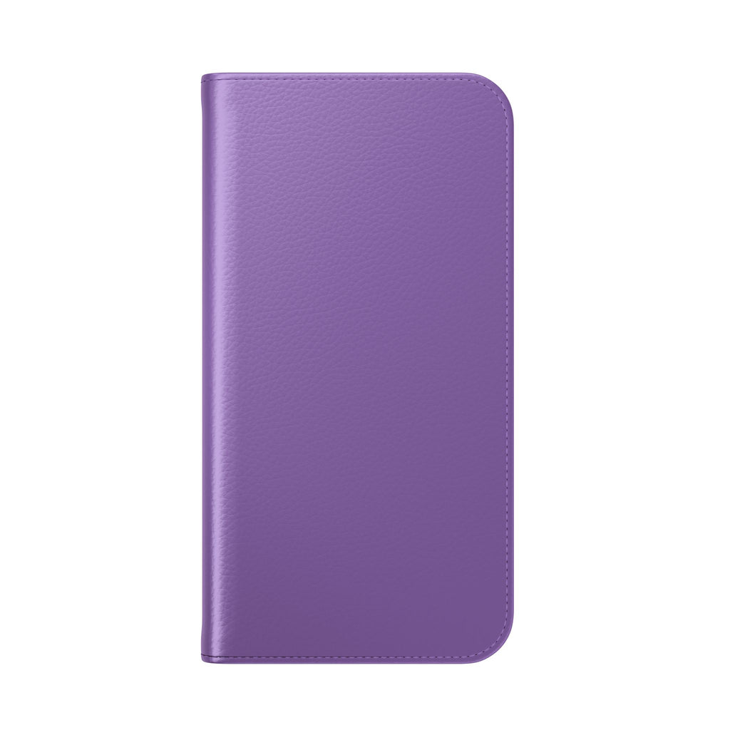 Mauve Wallet Phone Flip Case — Cardholder Folio Cover