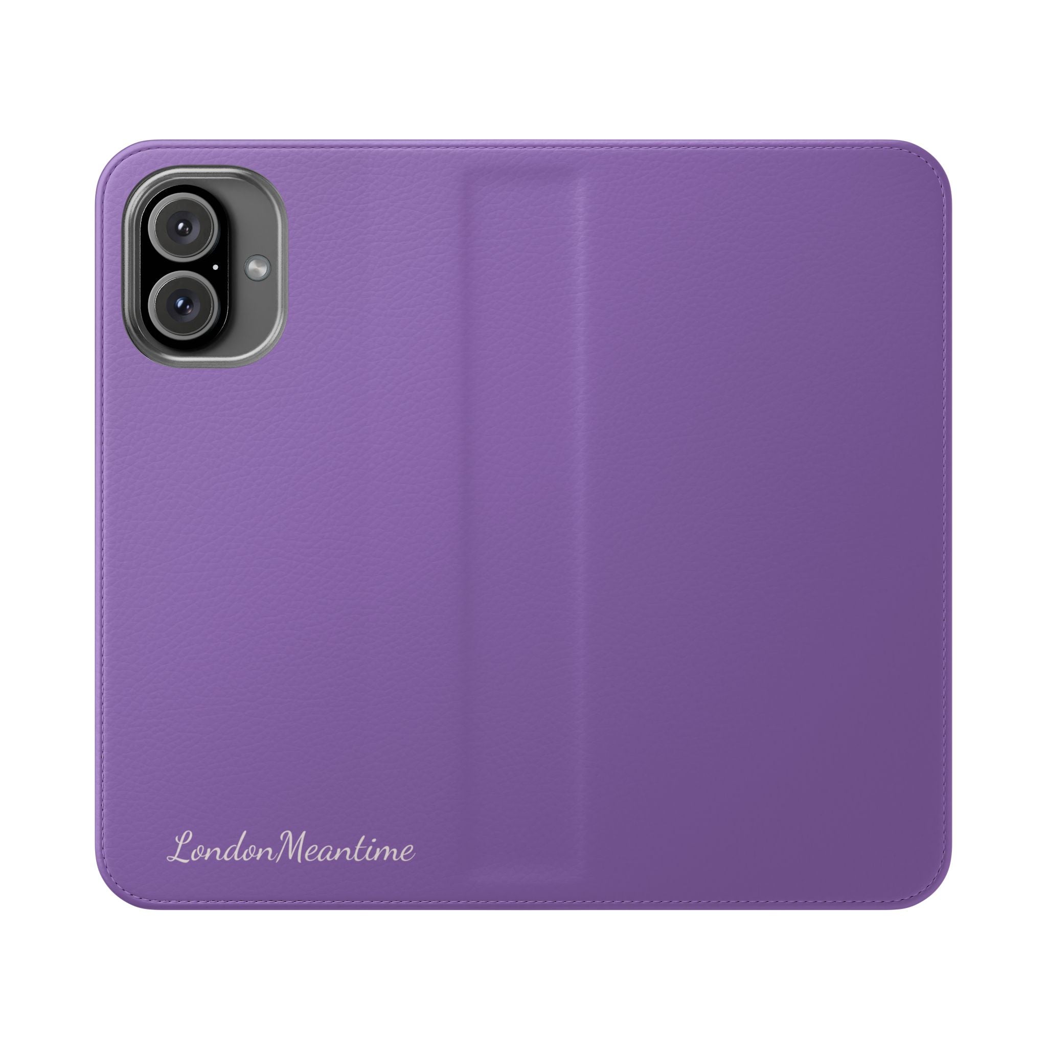 Mauve Wallet Phone Flip Case — Cardholder Folio Cover