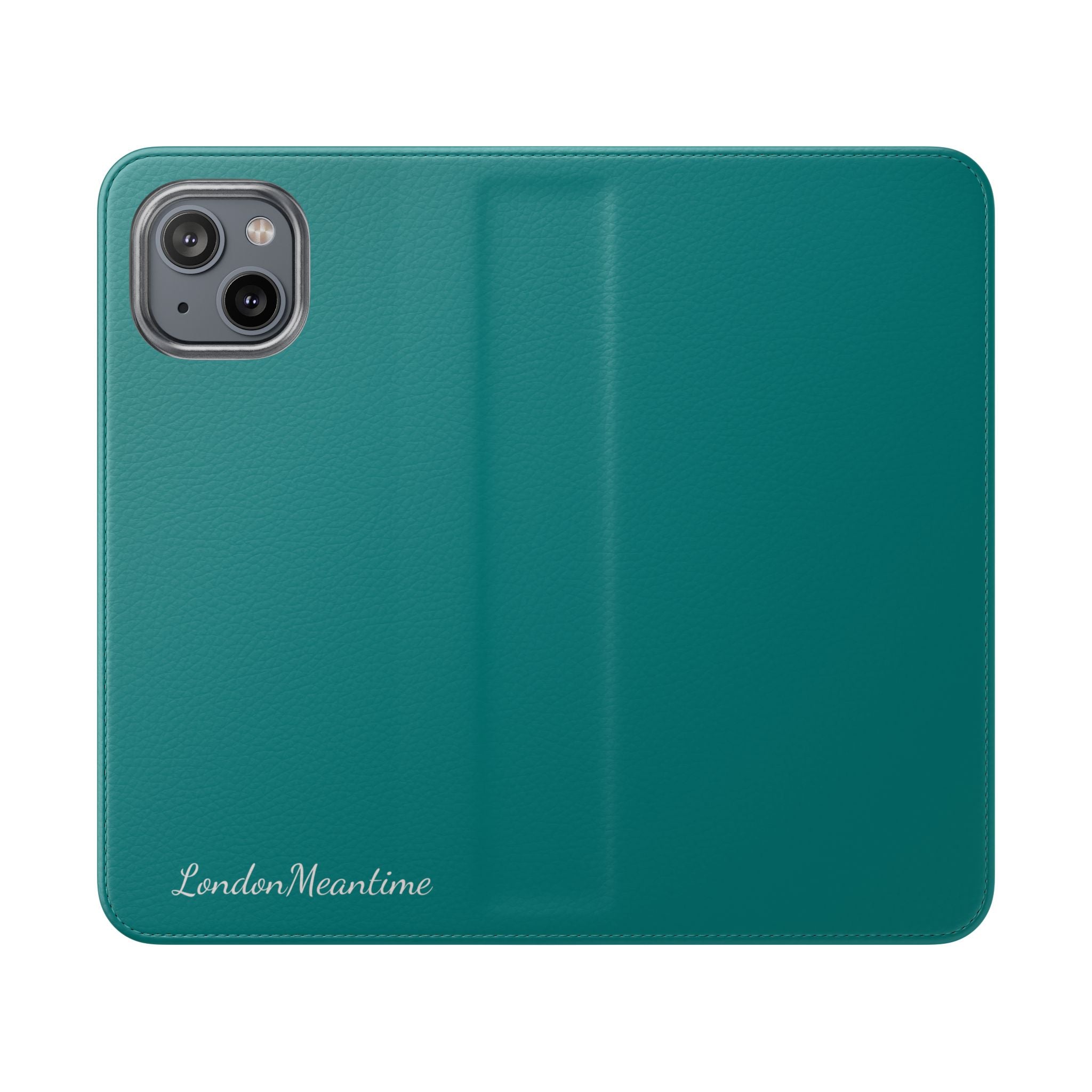 Teal Wallet Phone Flip Case — Cardholder Folio Cover