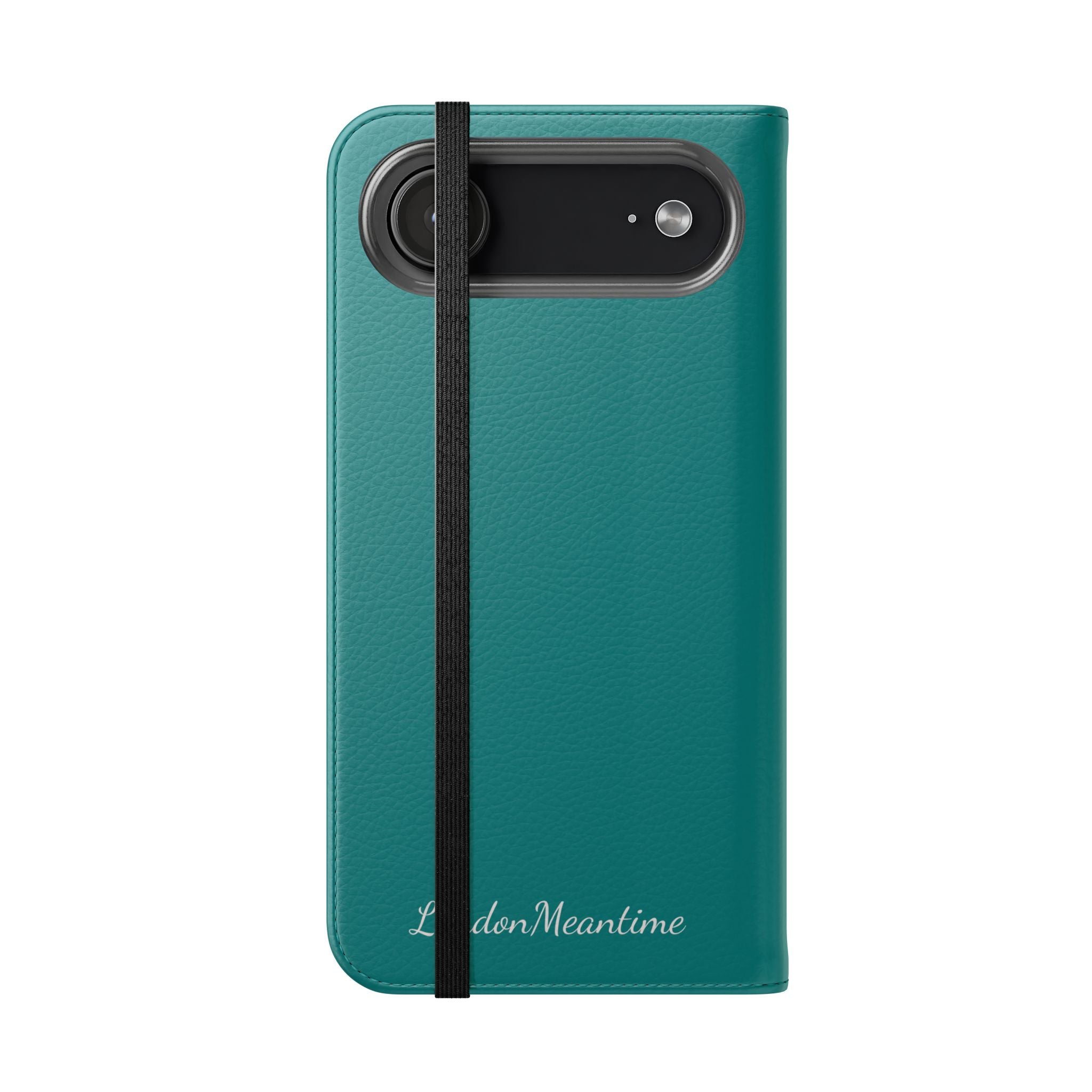 Teal Wallet Phone Flip Case — Cardholder Folio Cover