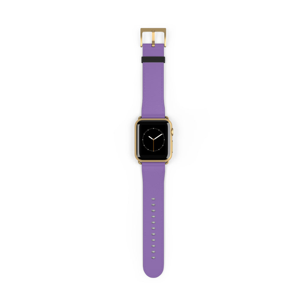 Purple Silicone Watch Band — Slim Comfortable Replacement Strap for Smartwatch