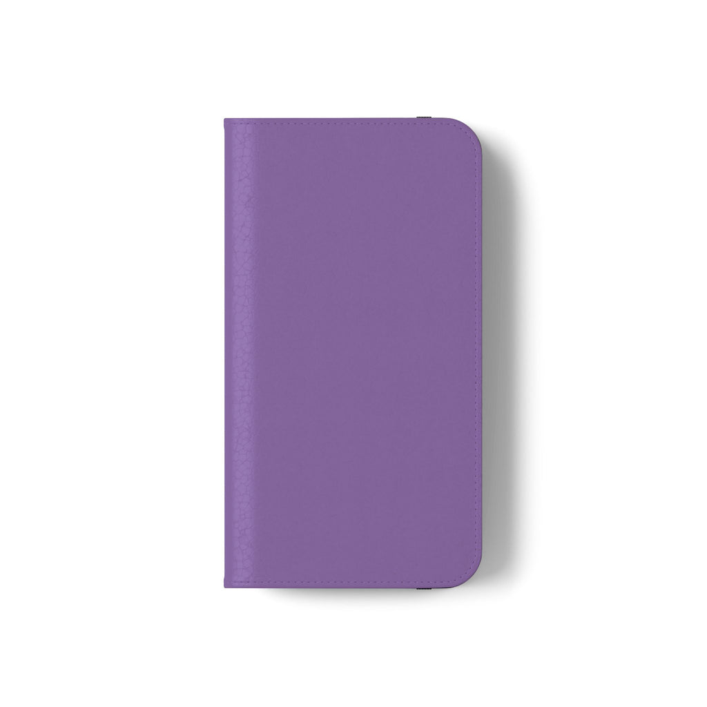 Mauve Wallet Phone Flip Case — Cardholder Folio Cover
