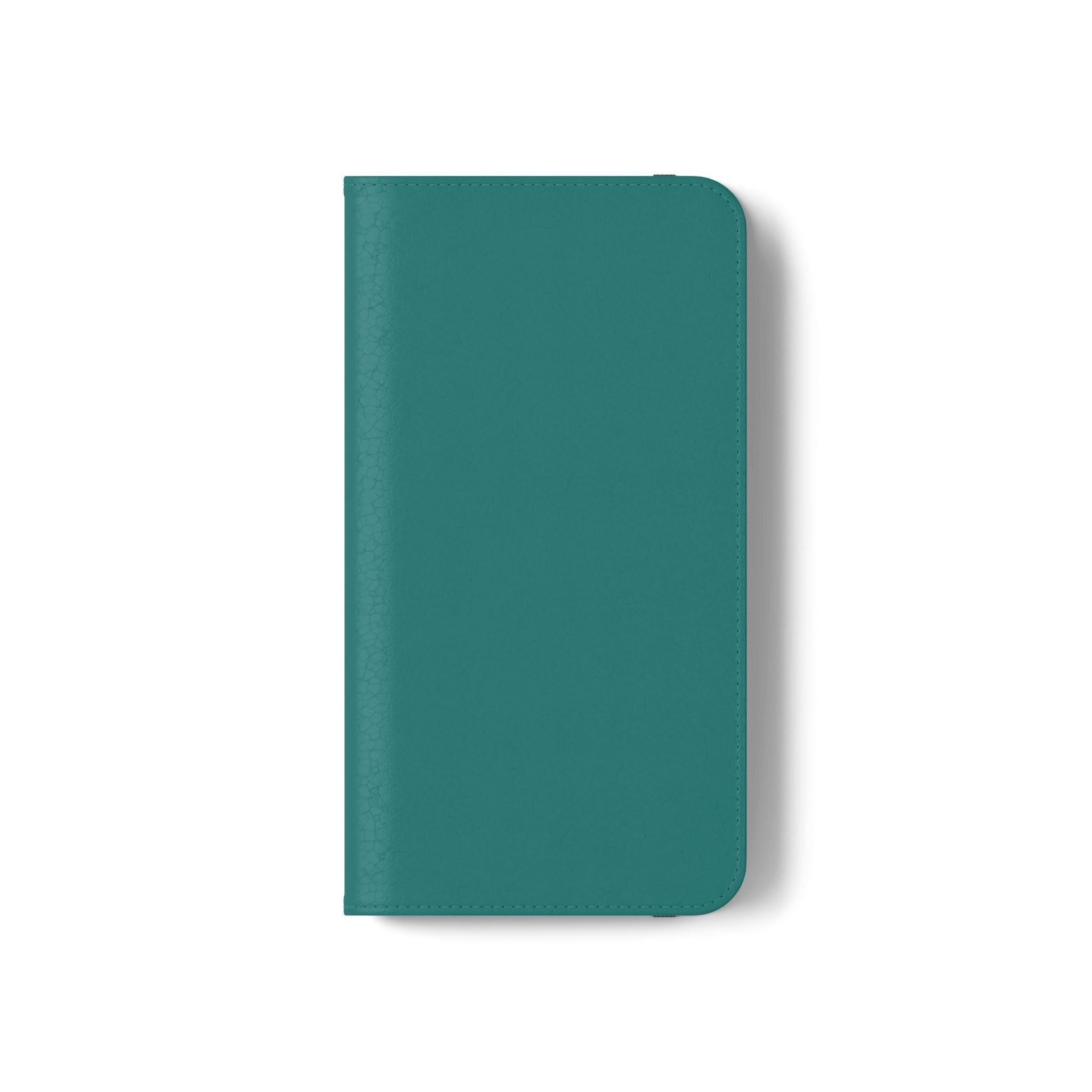 Teal Wallet Phone Flip Case — Cardholder Folio Cover