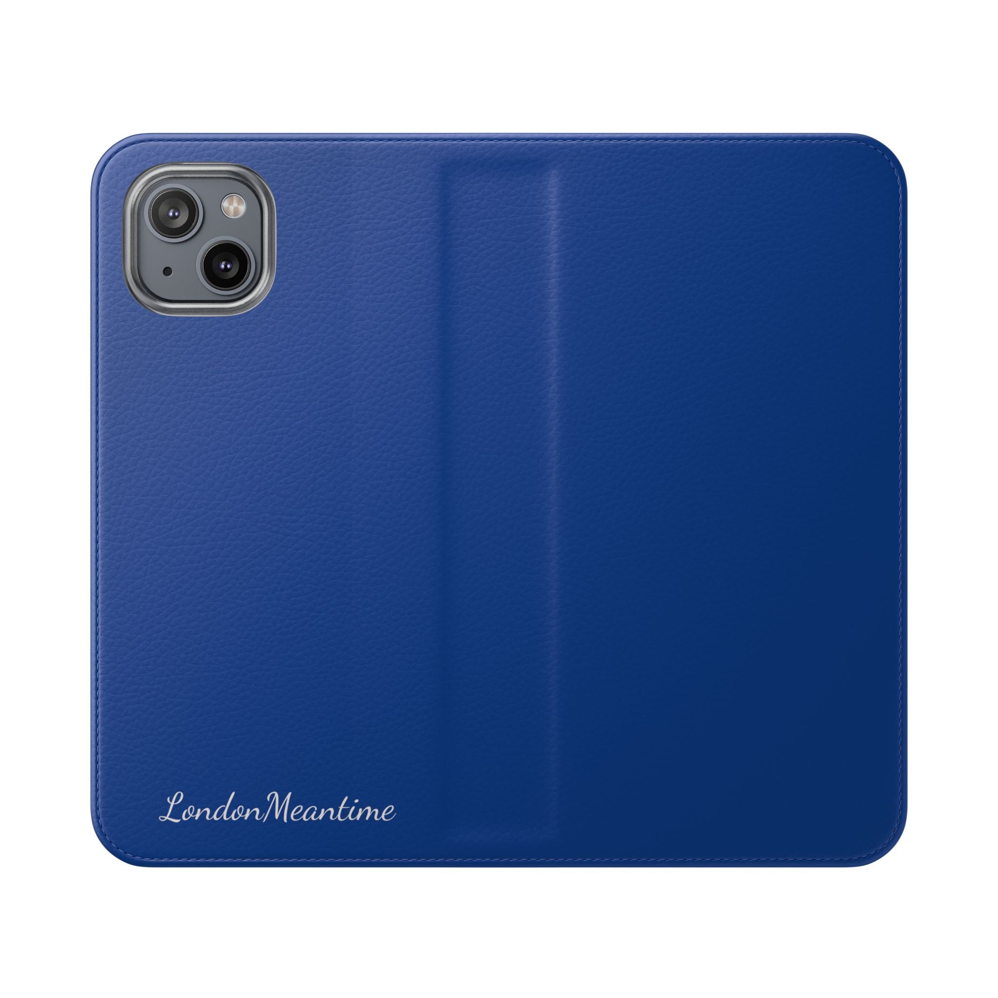 Royal blue Wallet Phone Flip Case — Cardholder Folio Cover