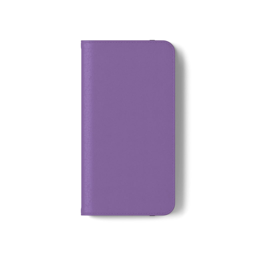 Mauve Wallet Phone Flip Case — Cardholder Folio Cover
