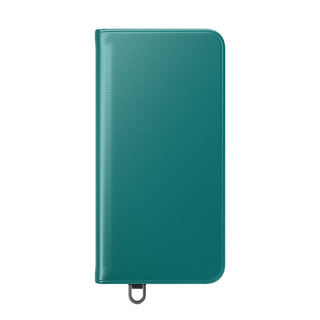 Teal Wallet Phone Flip Case — Cardholder Folio Cover