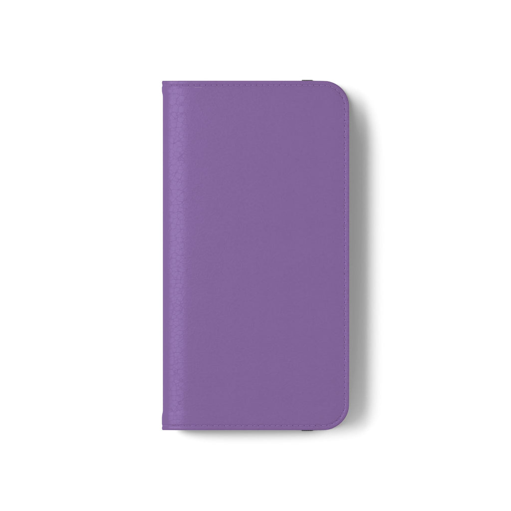 Mauve Wallet Phone Flip Case — Cardholder Folio Cover