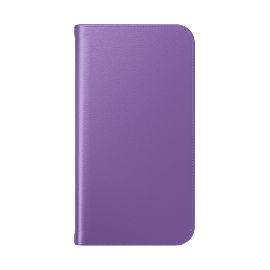 Mauve Wallet Phone Flip Case — Cardholder Folio Cover