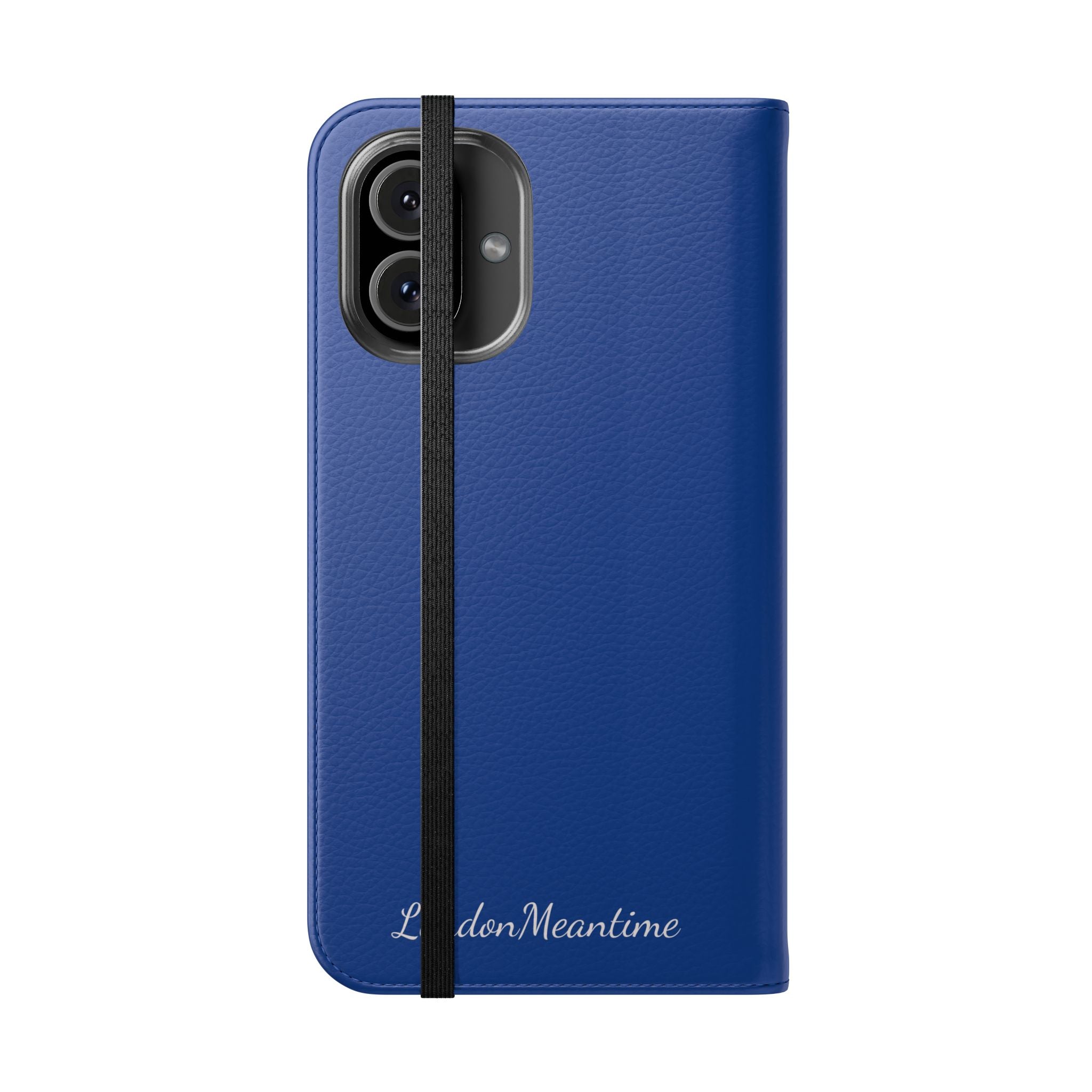 Royal blue Wallet Phone Flip Case — Cardholder Folio Cover