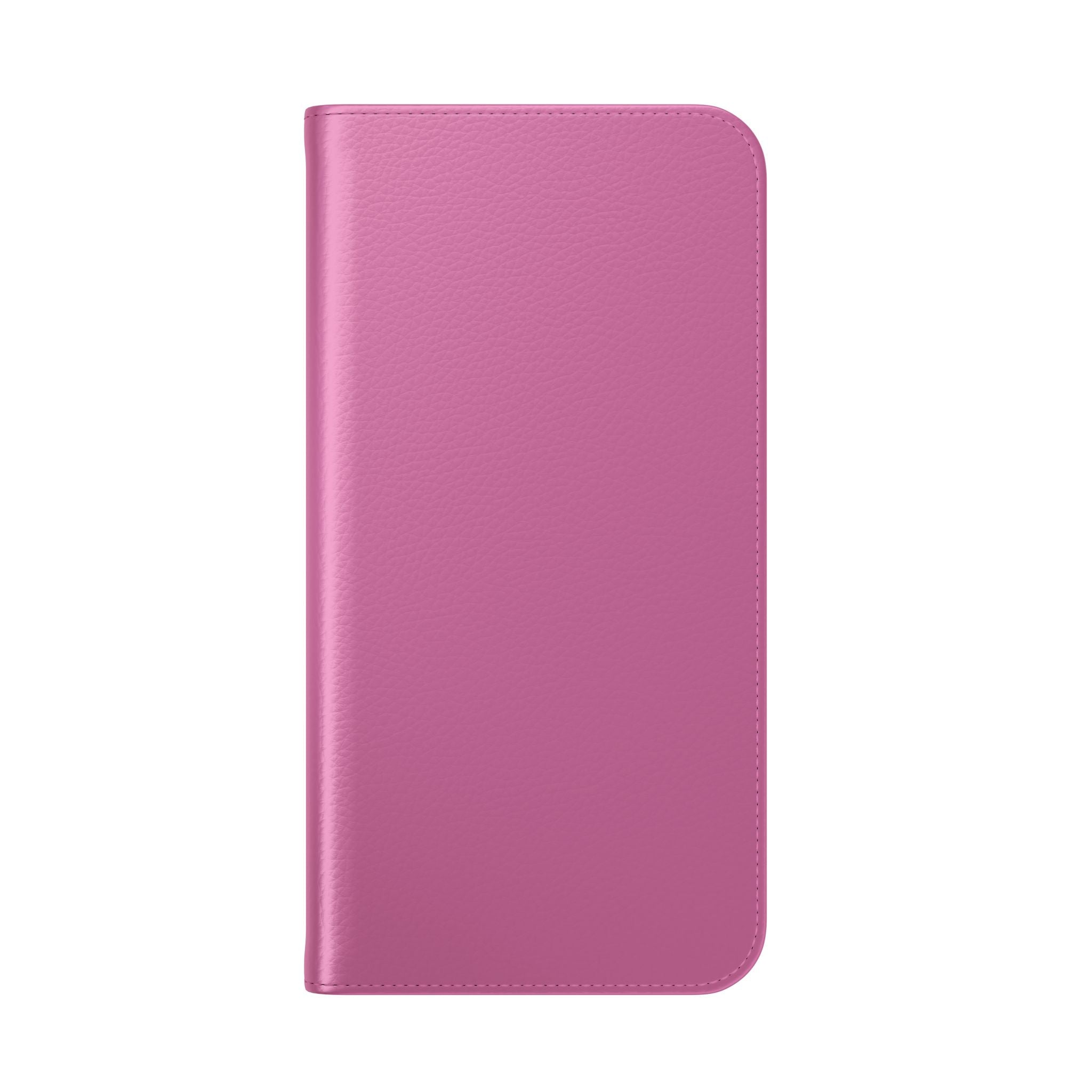 Pink Wallet Phone Flip Case — Cardholder Folio Cover