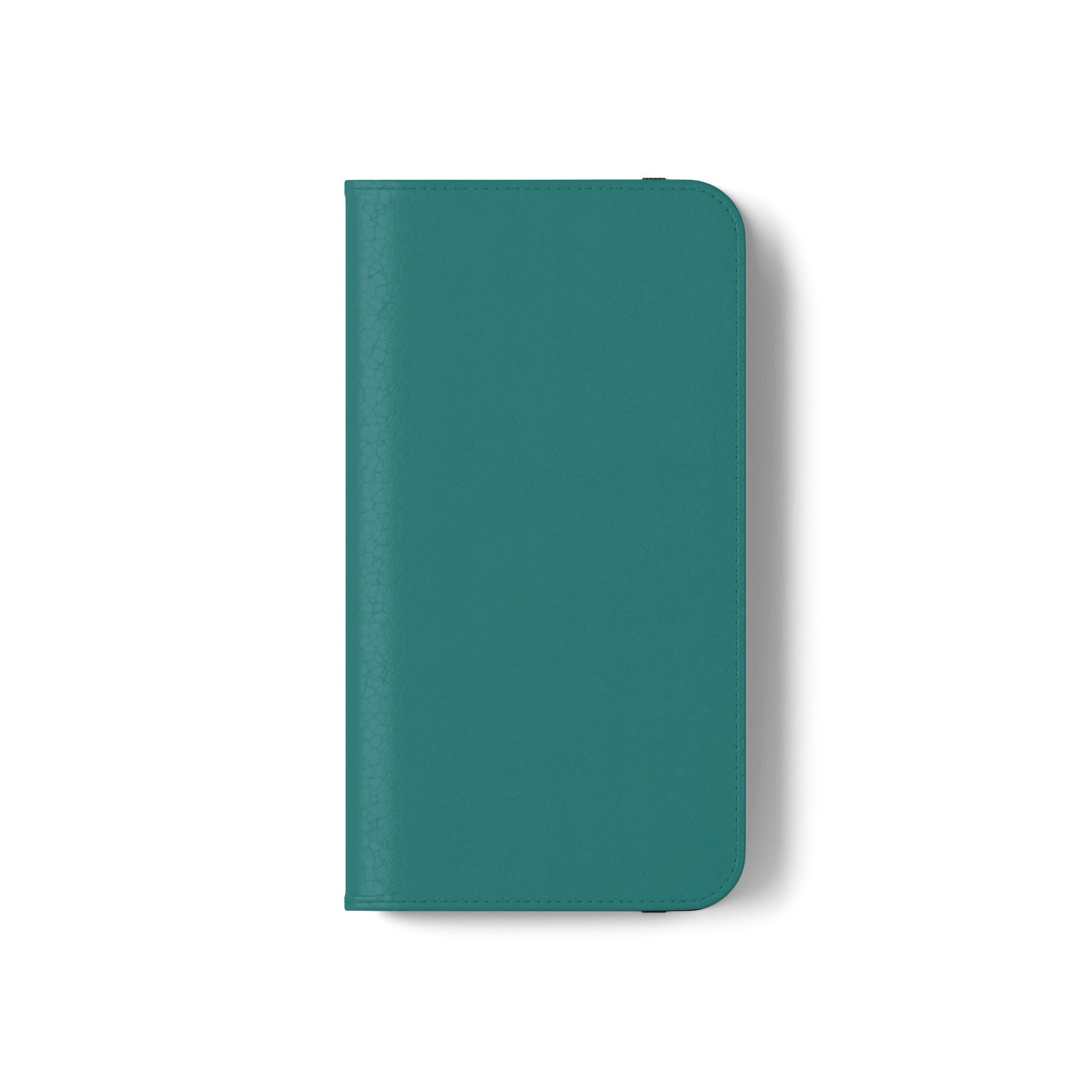 Teal Wallet Phone Flip Case — Cardholder Folio Cover