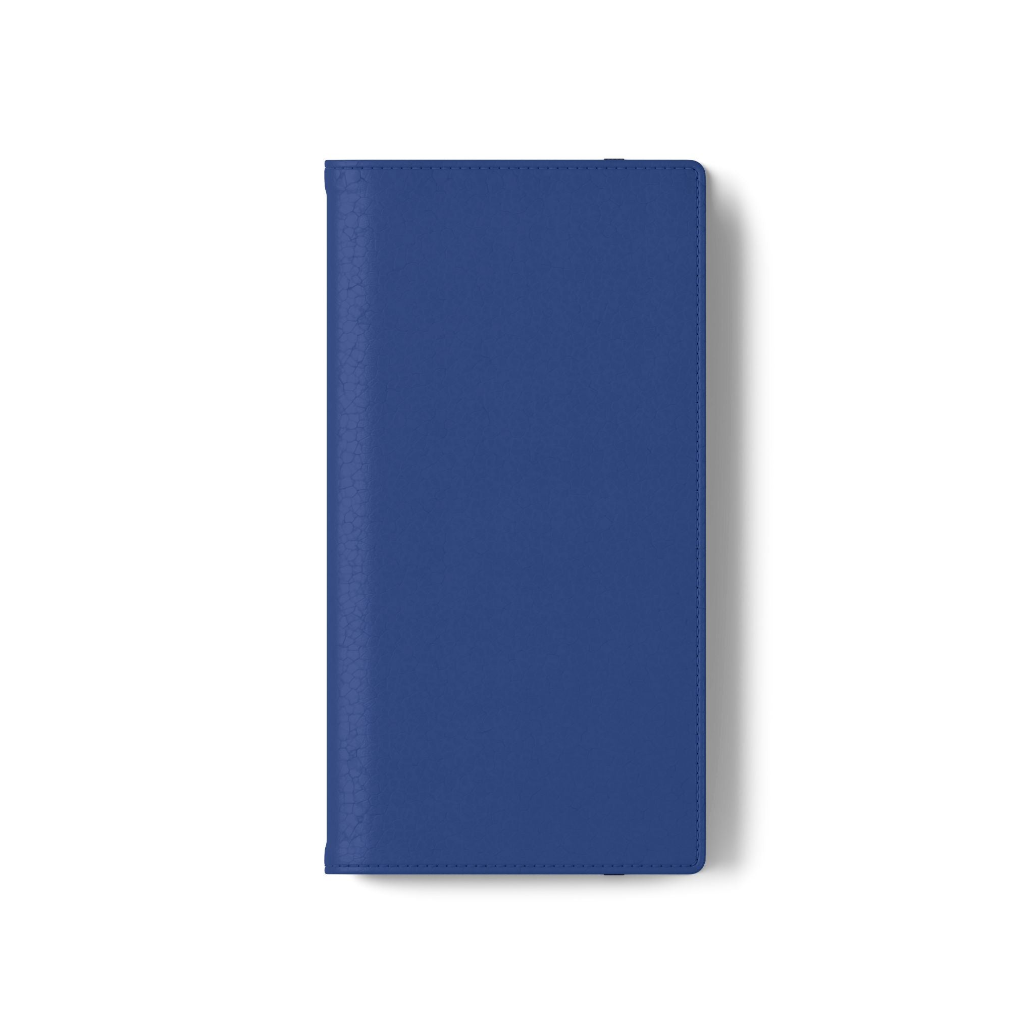 Royal blue Wallet Phone Flip Case — Cardholder Folio Cover