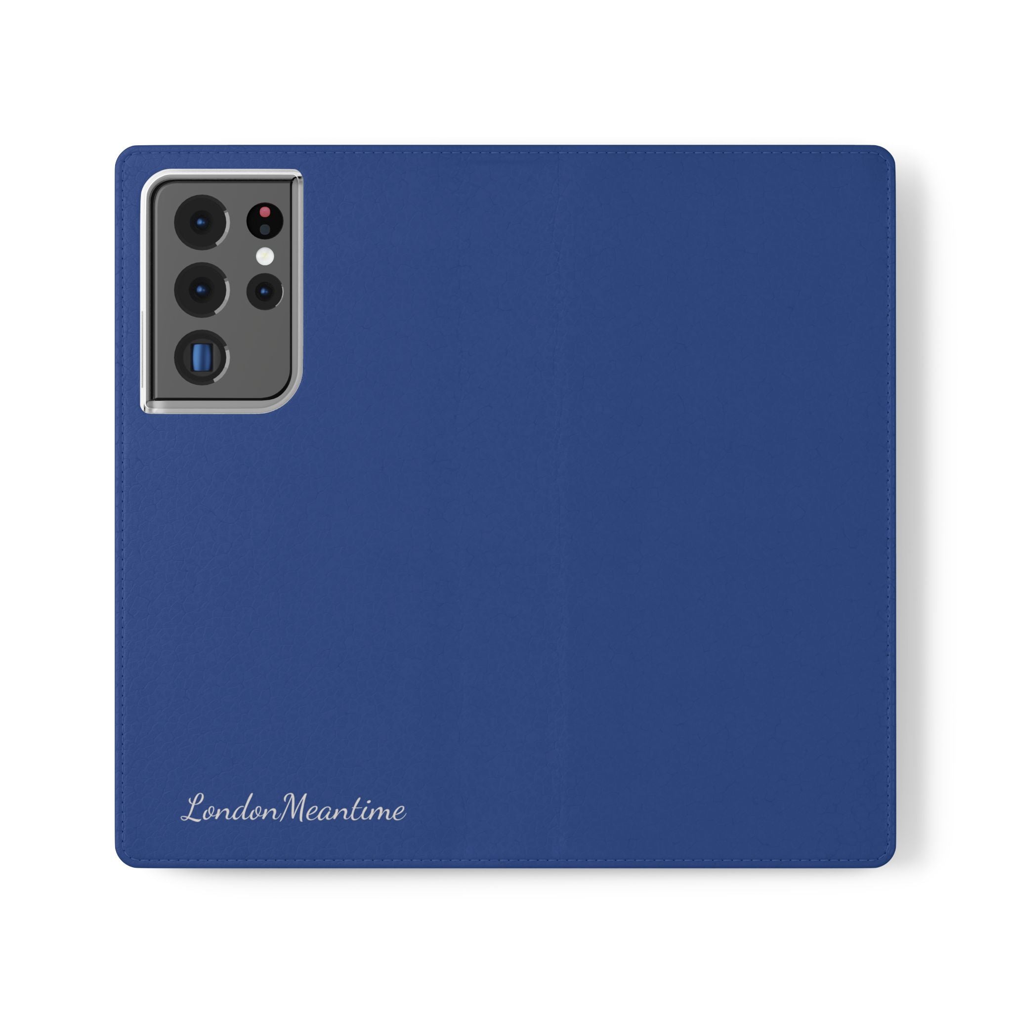 Royal blue Wallet Phone Flip Case — Cardholder Folio Cover